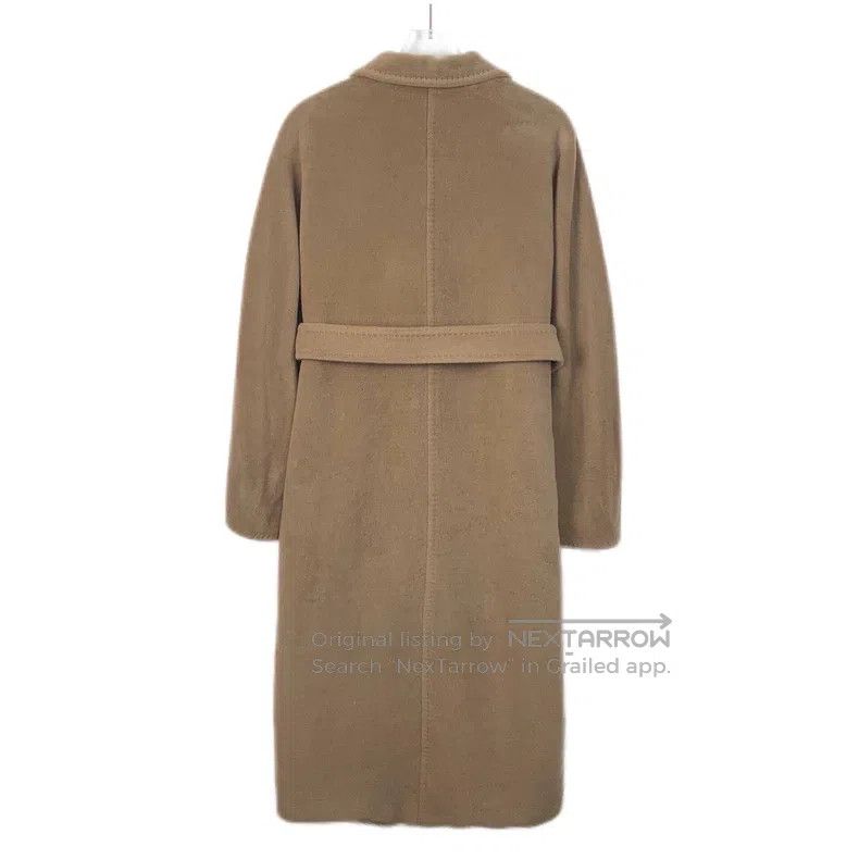Max Mara Max Mara Brown Woolen Collar Double Breasted Coat Size S / US 4 / IT 40 - 2 Thumbnail