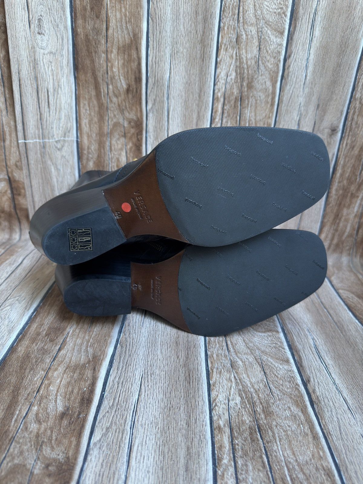 Versace 🔥🔥fw14 Western cowboy boots Size US 7.5 / EU 40-41 - 17 Thumbnail