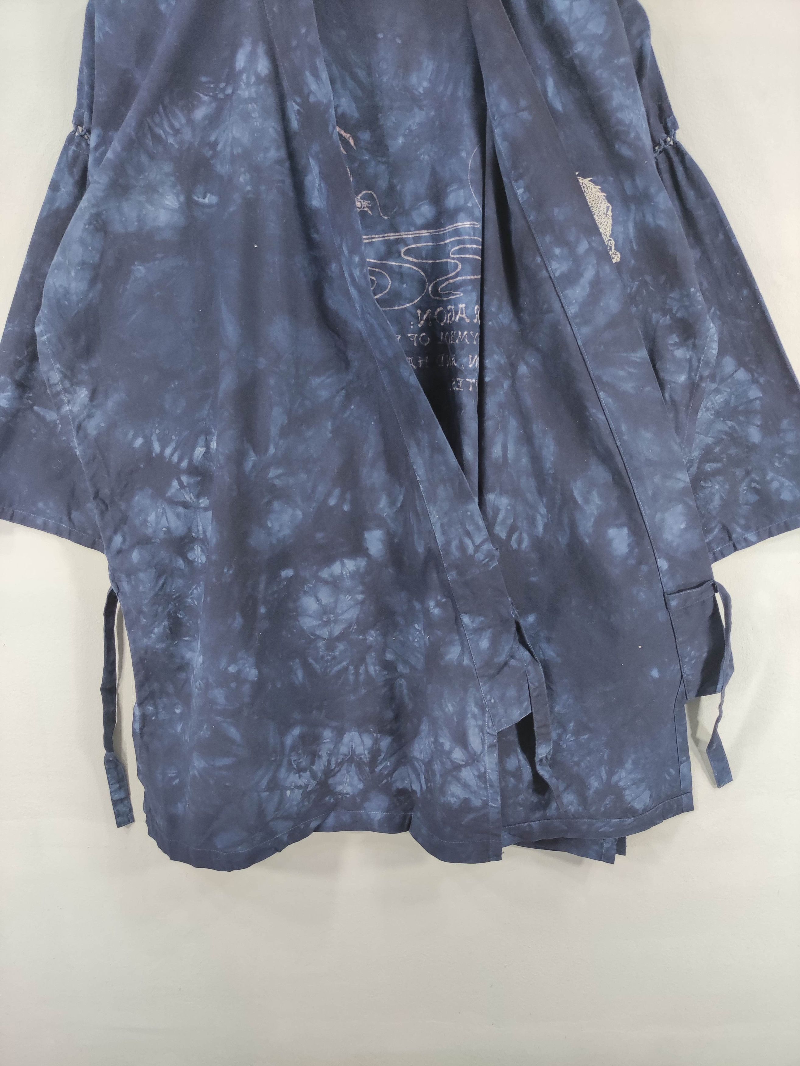 Komono Vintage Japanse Dragon Kimono Cardigan Size US L / EU 52-54 / 3 - 3 Thumbnail