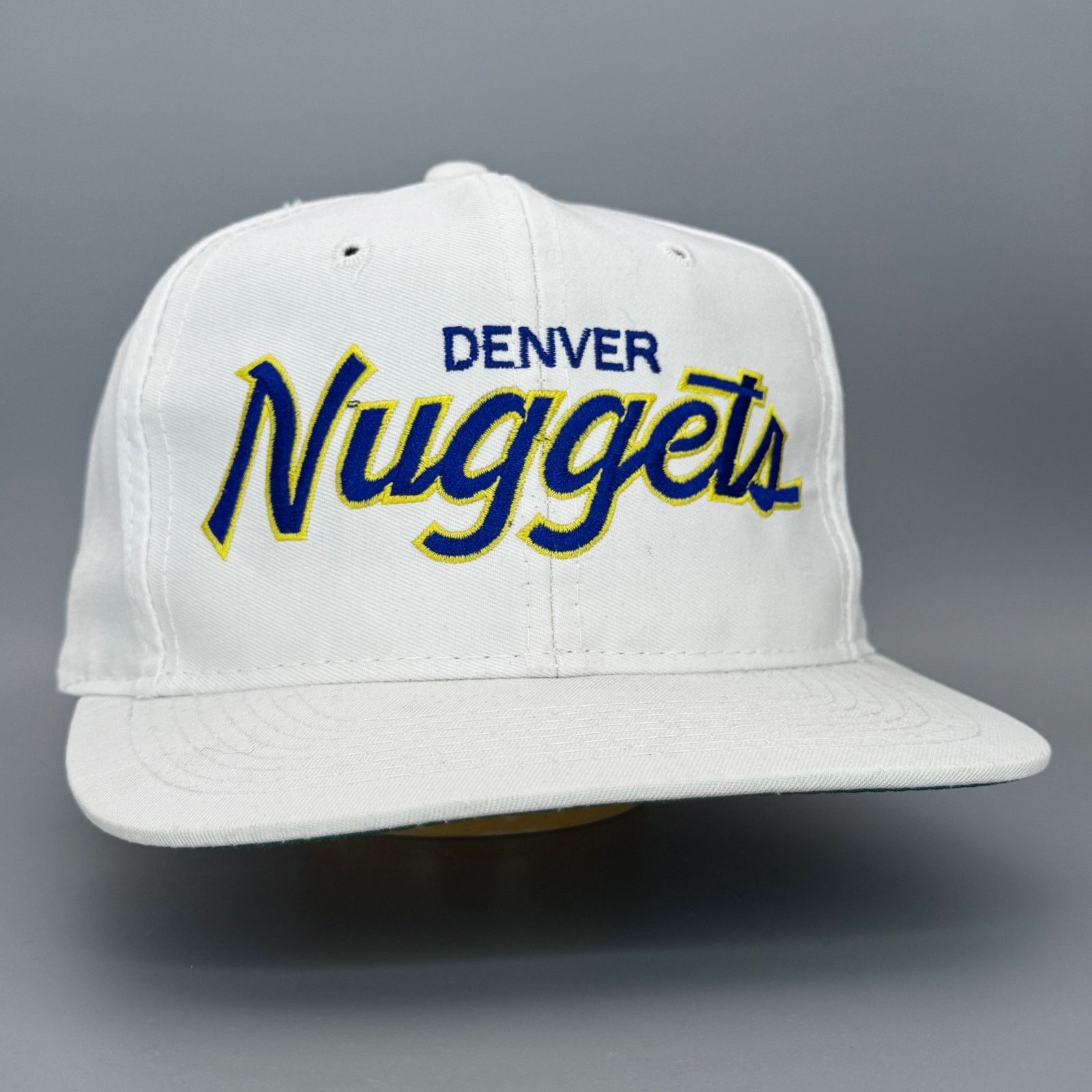 Sports Specialties Vtg '90s Denver Nuggets Sports Specialties Script Hat Twill Size ONE SIZE - 1 Thumbnail