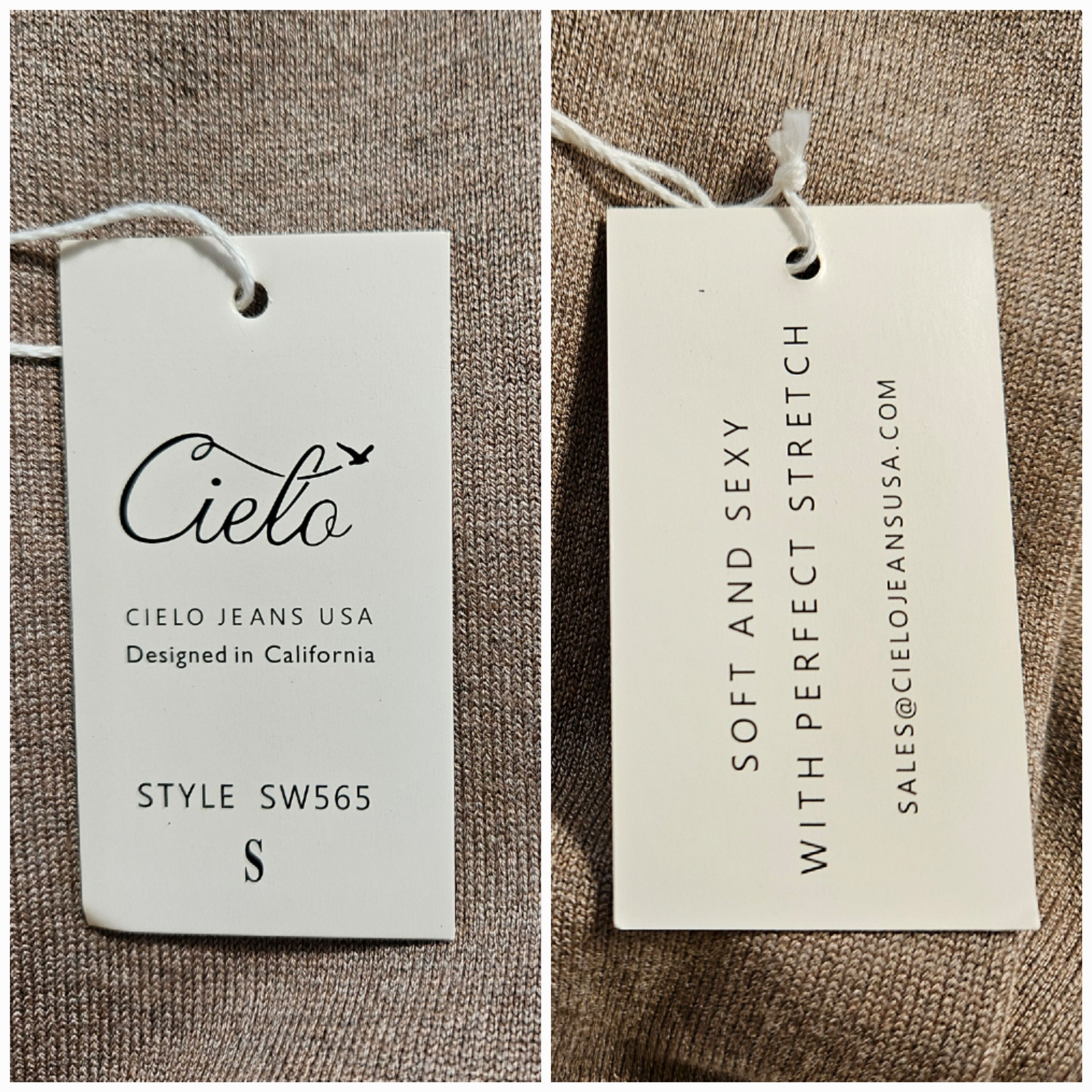 Other Cielo Size S/M Cardigan Camel Beige Taupe Open Front Sweater Size M / US 6-8 / IT 42-44 - 9 Thumbnail