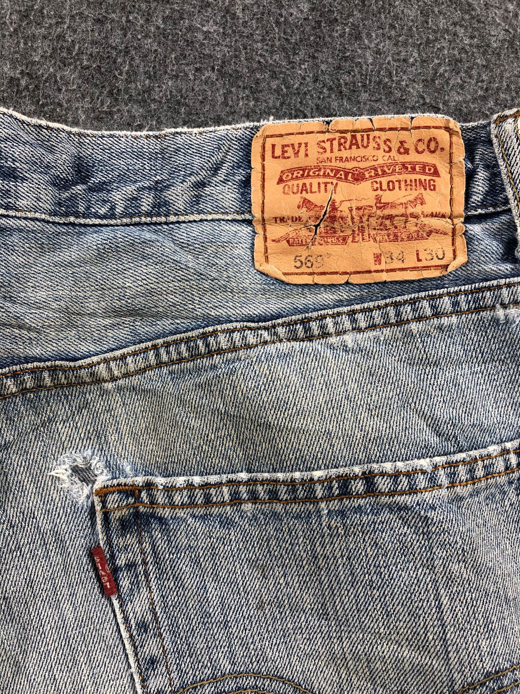 Levi's Vintage Levis 569 Jeans-JM651 Size US 35 - 6 Thumbnail