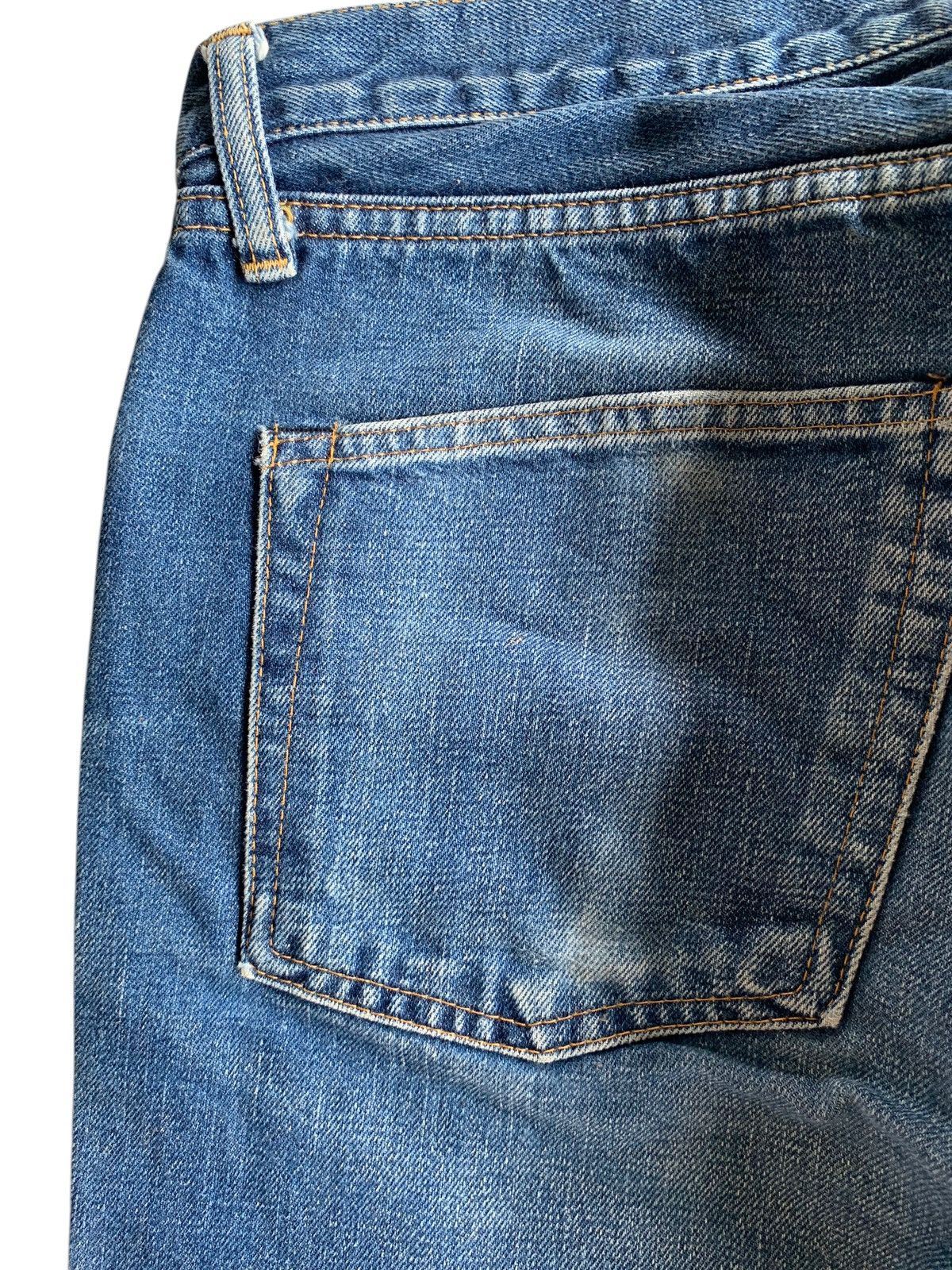 Japanese Brand × RESOLUTE × Vintage VINTAGE RESOLUTE 710 SELVEDGE BUTTON FLY DISTRESSED DENIM Size US 30 / EU 46 - 14 Thumbnail