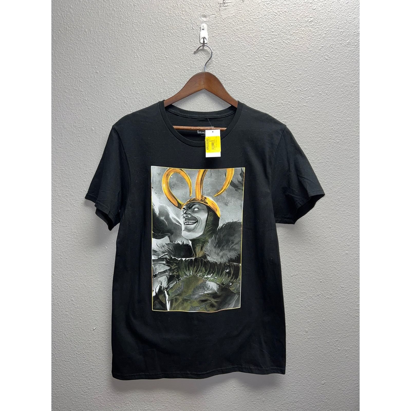 Marvel Comics Marvel Loki Shirt Super Hero Black Gold Tee Shirt Medium M Size US M / EU 48-50 / 2 - 1 Thumbnail