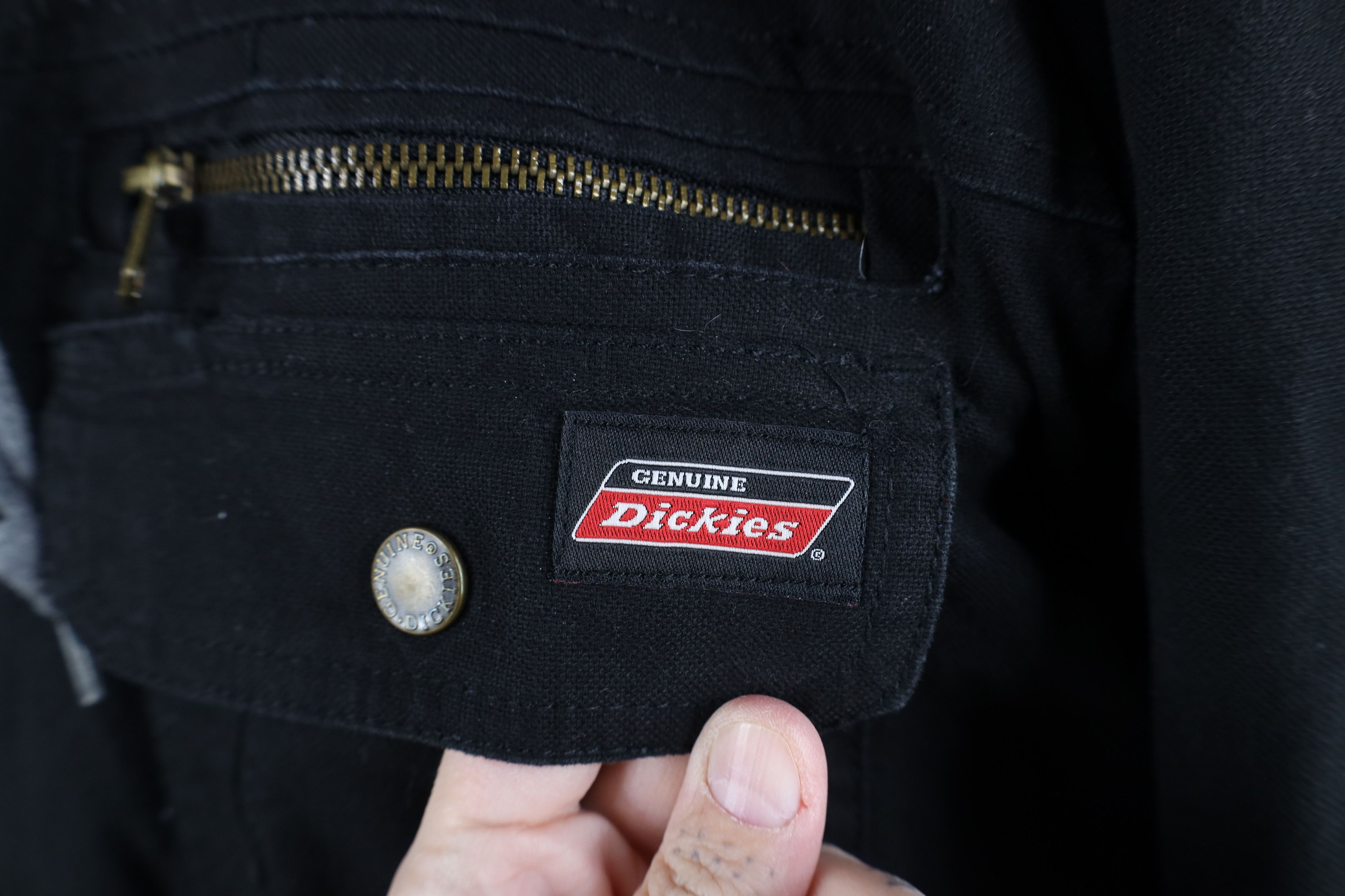Dickies Vintage Y2K Dickies Canvas Hooded Shirt Jacket Jac Shirt Size US XL / EU 56 / 4 - 4 Thumbnail