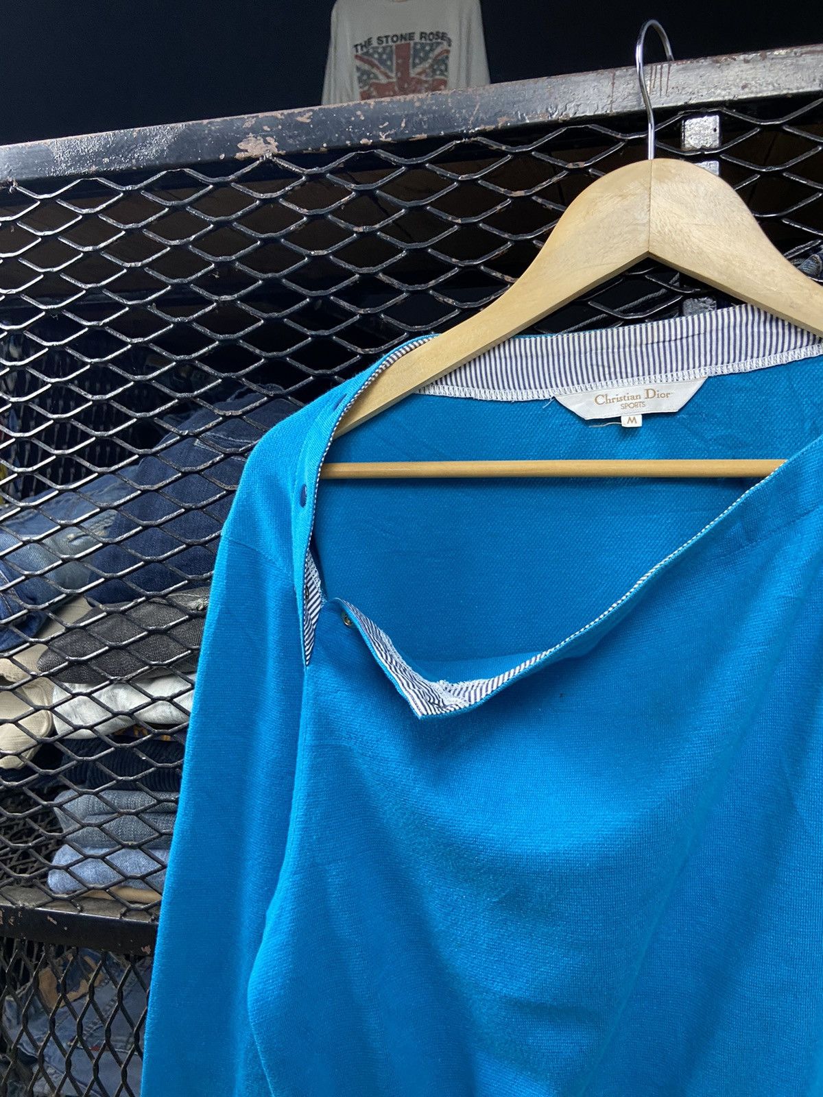 Christian Dior Monsieur × Vintage 90s Cristian Dior Sports Sweatshirt Baby Blue Size M / US 6-8 / IT 42-44 - 6 Thumbnail