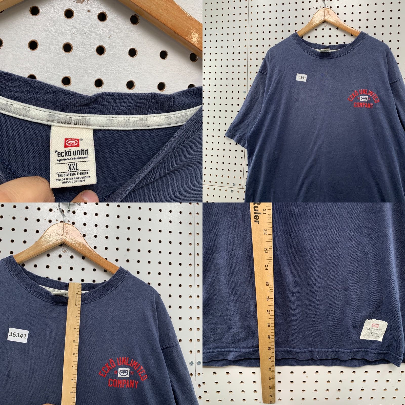 Ecko Unltd. VINTAGE Ecko Shirt Mens 2XL T-Shirt Blue Rhino Logo Short Sleeve Hip Hop Size US XXL / EU 58 / 5 - 8 Thumbnail