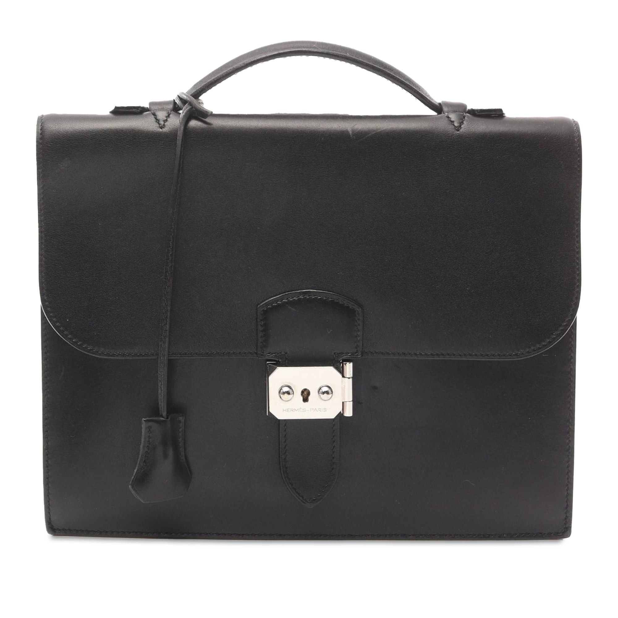 Hermes Hermès Swift Sac A Depeches 27 Black Size ONE SIZE - 1 Thumbnail