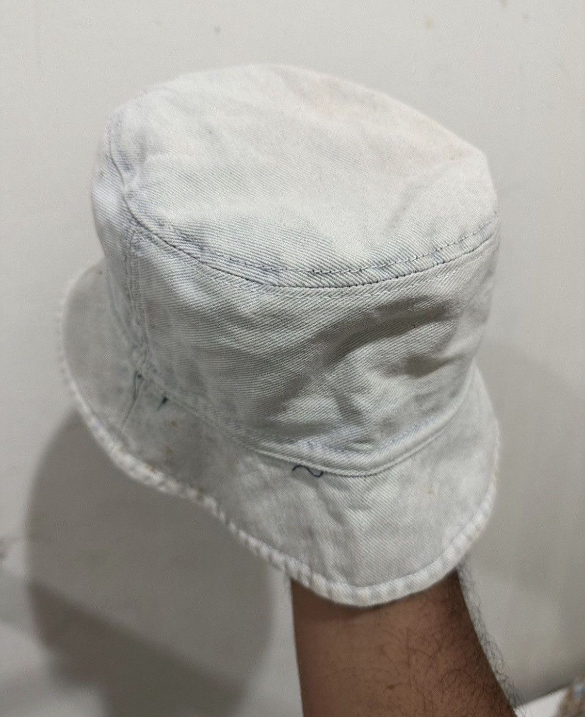 Japanese Brand 90’s Number (N)ine Faded Jeans Denim Hat Size ONE SIZE - 4 Thumbnail