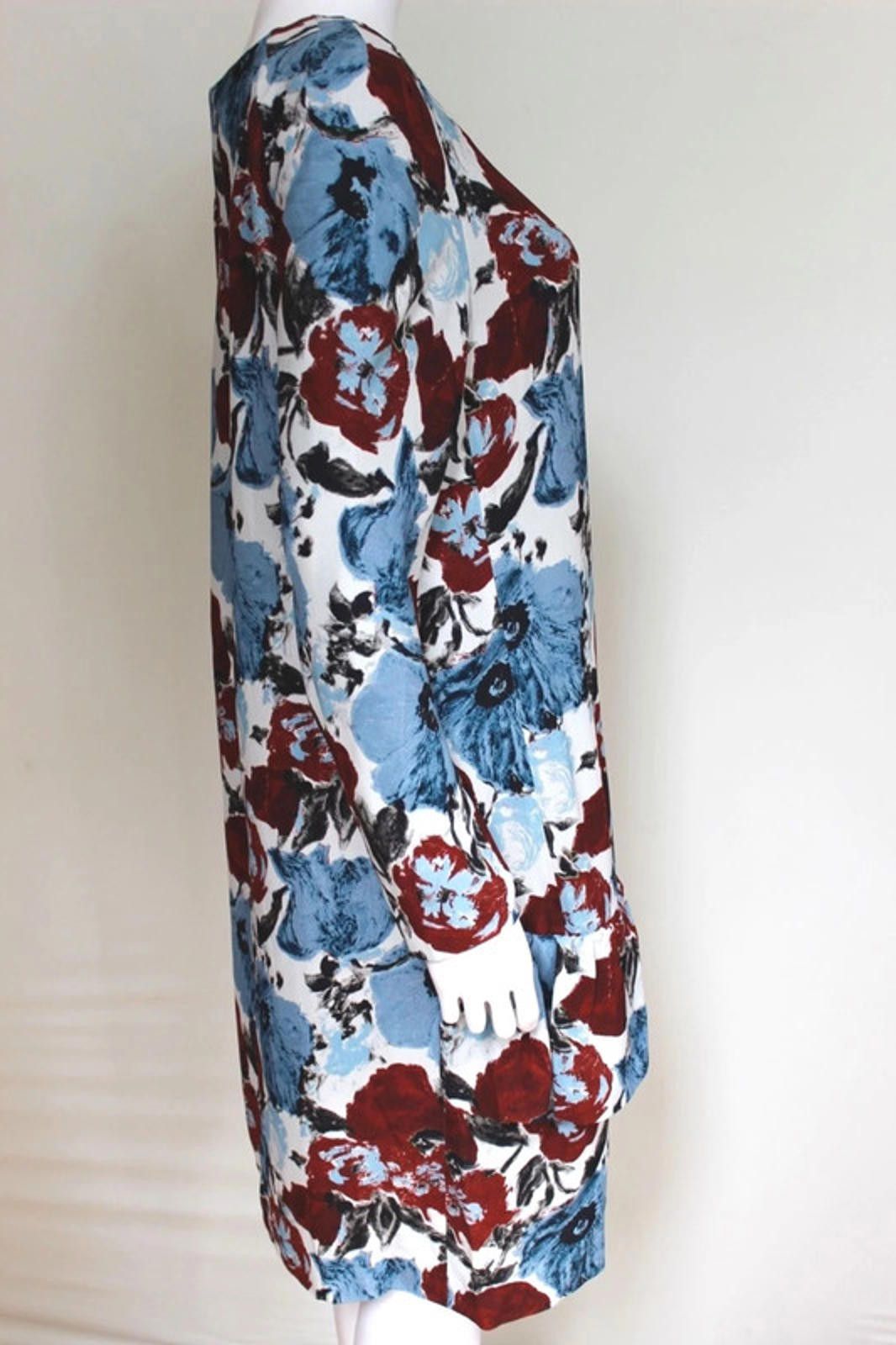 Dries Van Noten Dries van Noten Floral Frill Shift Dress F40 uk 12 Size M / US 6-8 / IT 42-44 - 4 Thumbnail