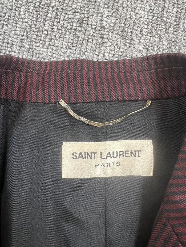 Yves Saint Laurent Saint Laurent 14fw black and red stripe suit 2502-Nextarrow Size 46R - 3 Thumbnail