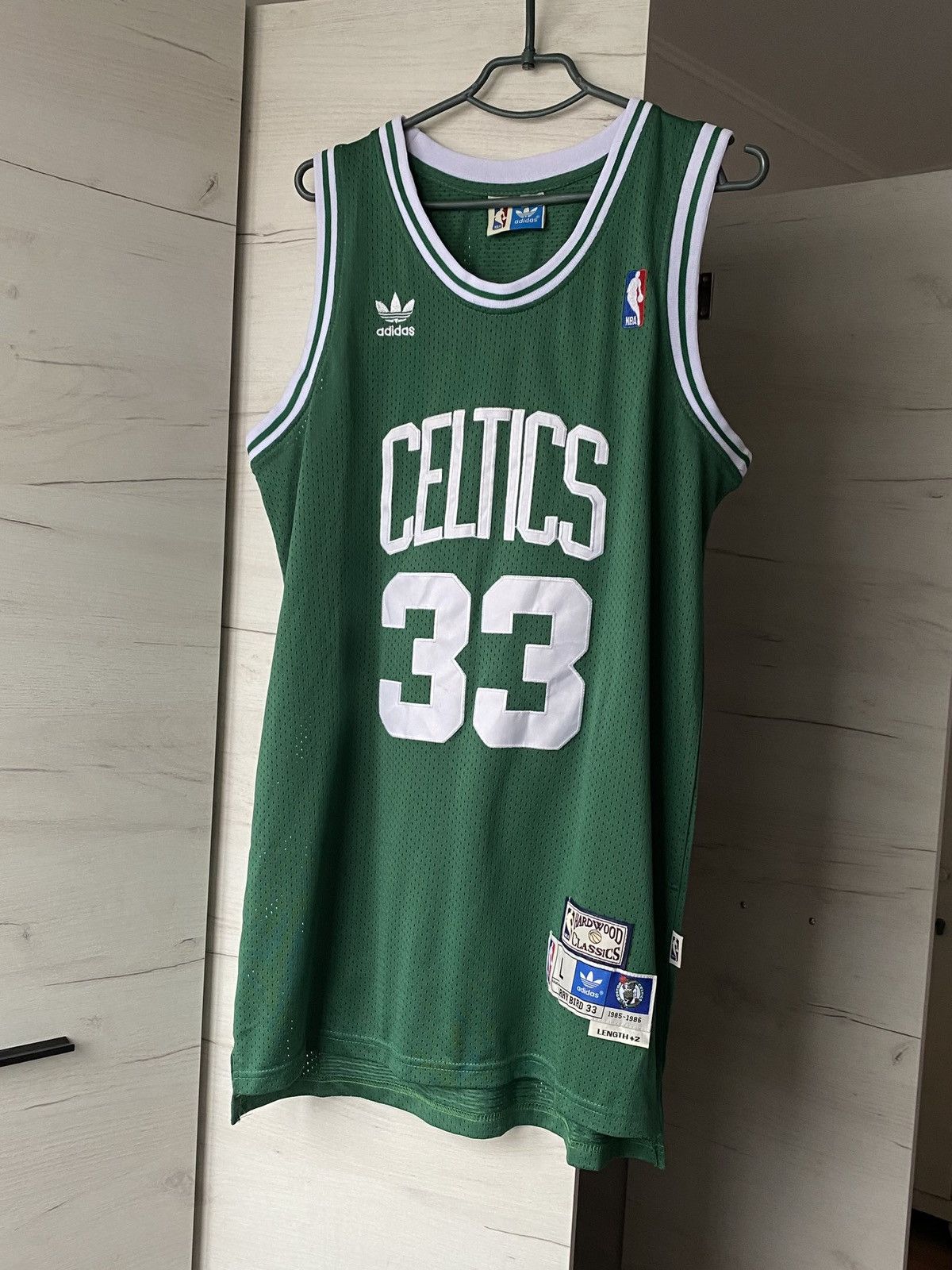 Adidas Mitchell Ness Celtics Larry Bird 33 Hardwood Classics Jersey Size US L / EU 52-54 / 3 - 1 Thumbnail