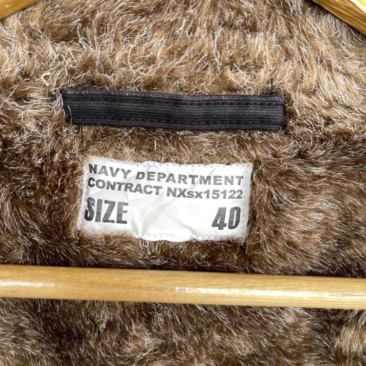 Buzz Rickson's Vintage U.S.N. N-1 Deck Jacket Navy Seal Brown/Dark Olive Size US L / EU 52-54 / 3 - 7 Thumbnail