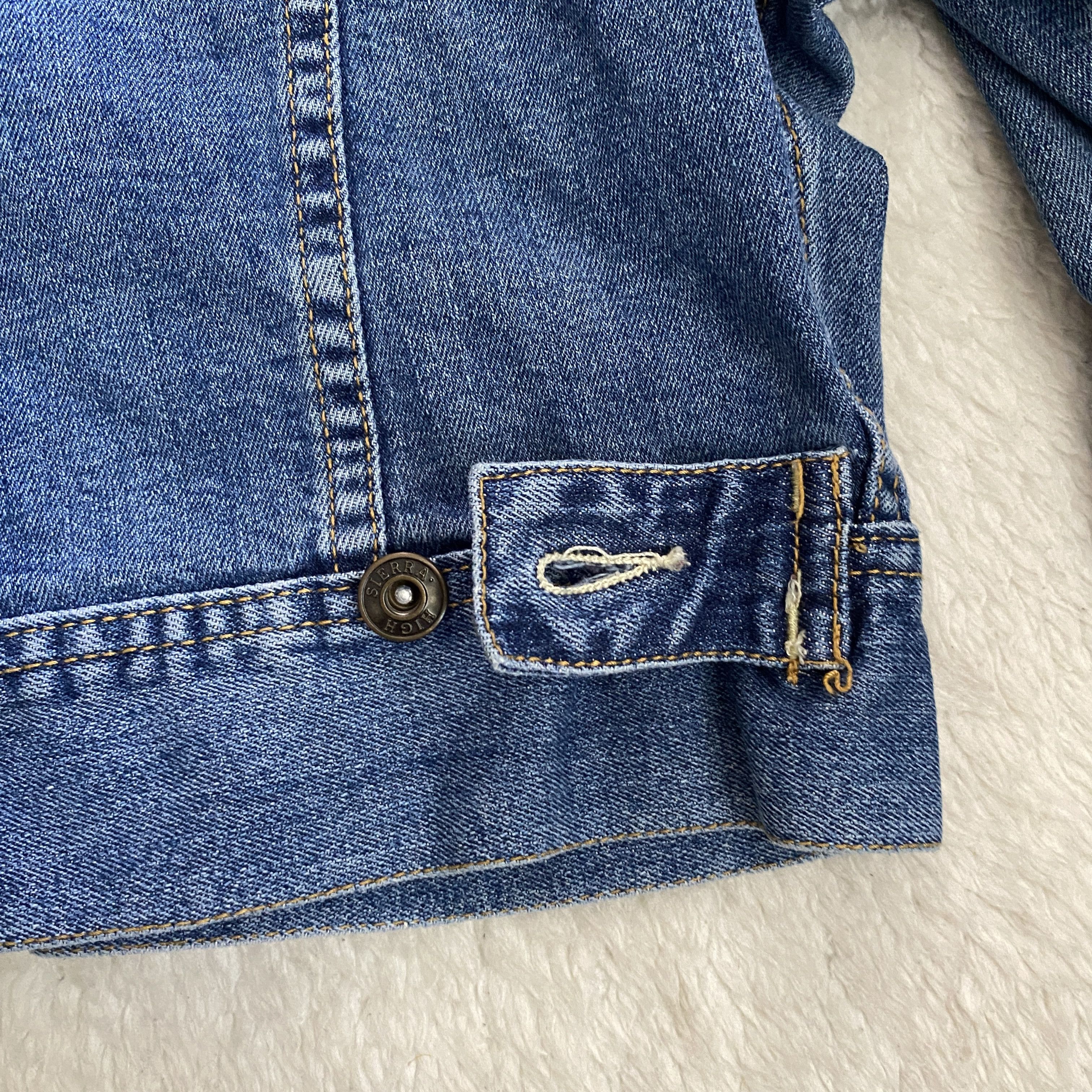 High Sierra High Sierra Cropped Denim Jacket – Size XL, Y2K Style Size XL / US 12-14 / IT 48-50 - 3 Thumbnail