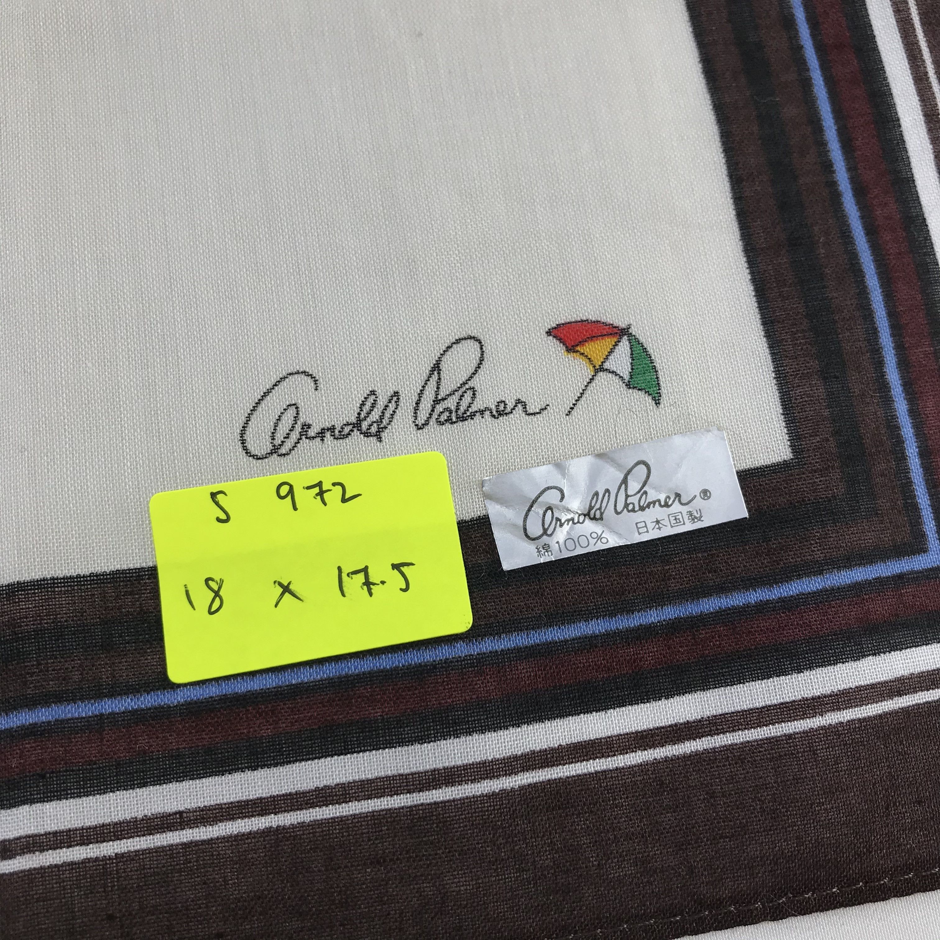 Vintage Arnold Palmer Bandana / Handkerchief / Neckerchief - S972 Size ONE SIZE - 5 Thumbnail