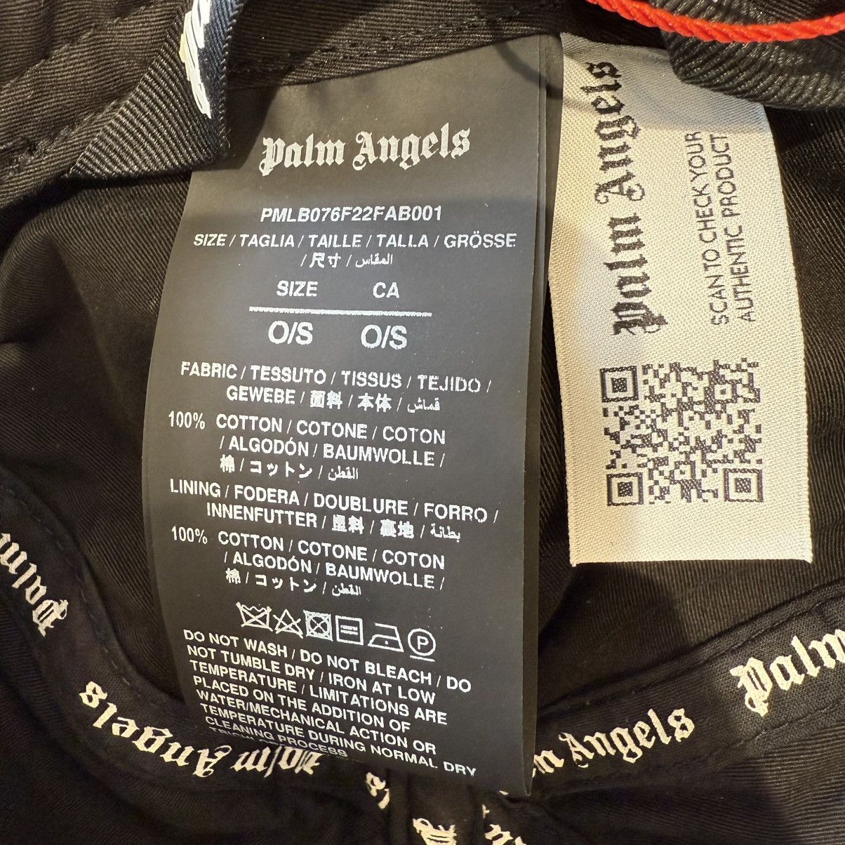 Palm Angels Palm Angels Flames Logo Print Cap Size ONE SIZE - 6 Thumbnail