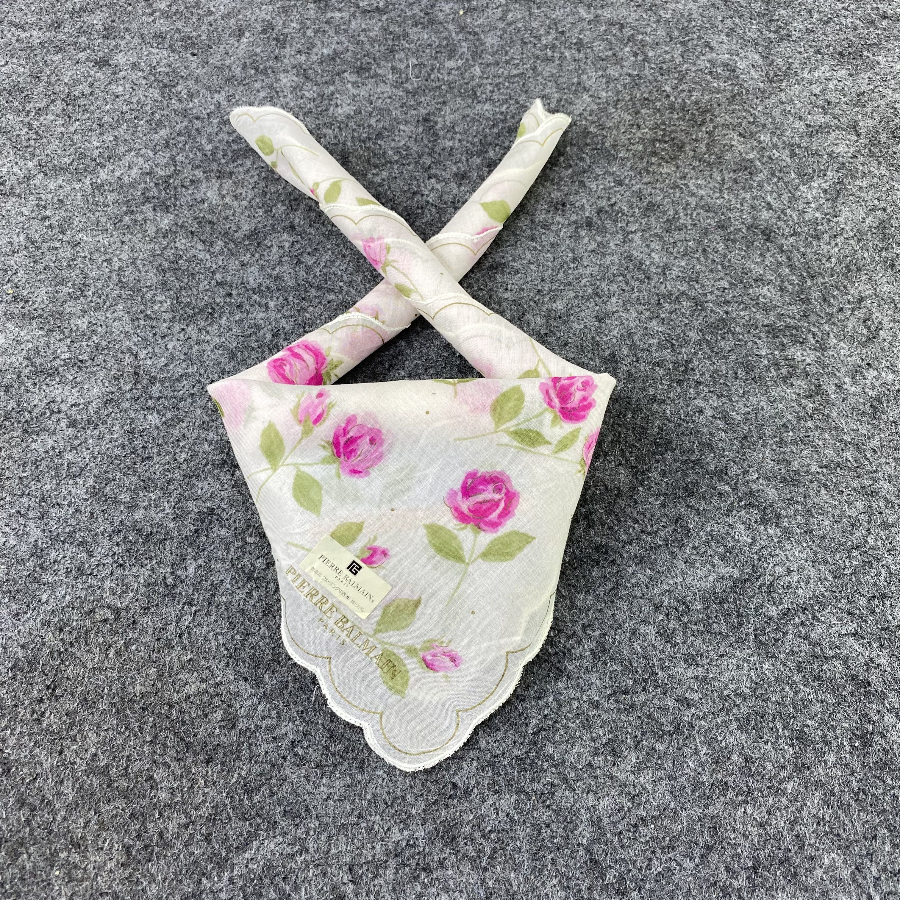 Pierre Balmain Pierre Balmain Handkerchief / Bandana / Neckerchief-B1378 Size ONE SIZE - 2 Thumbnail