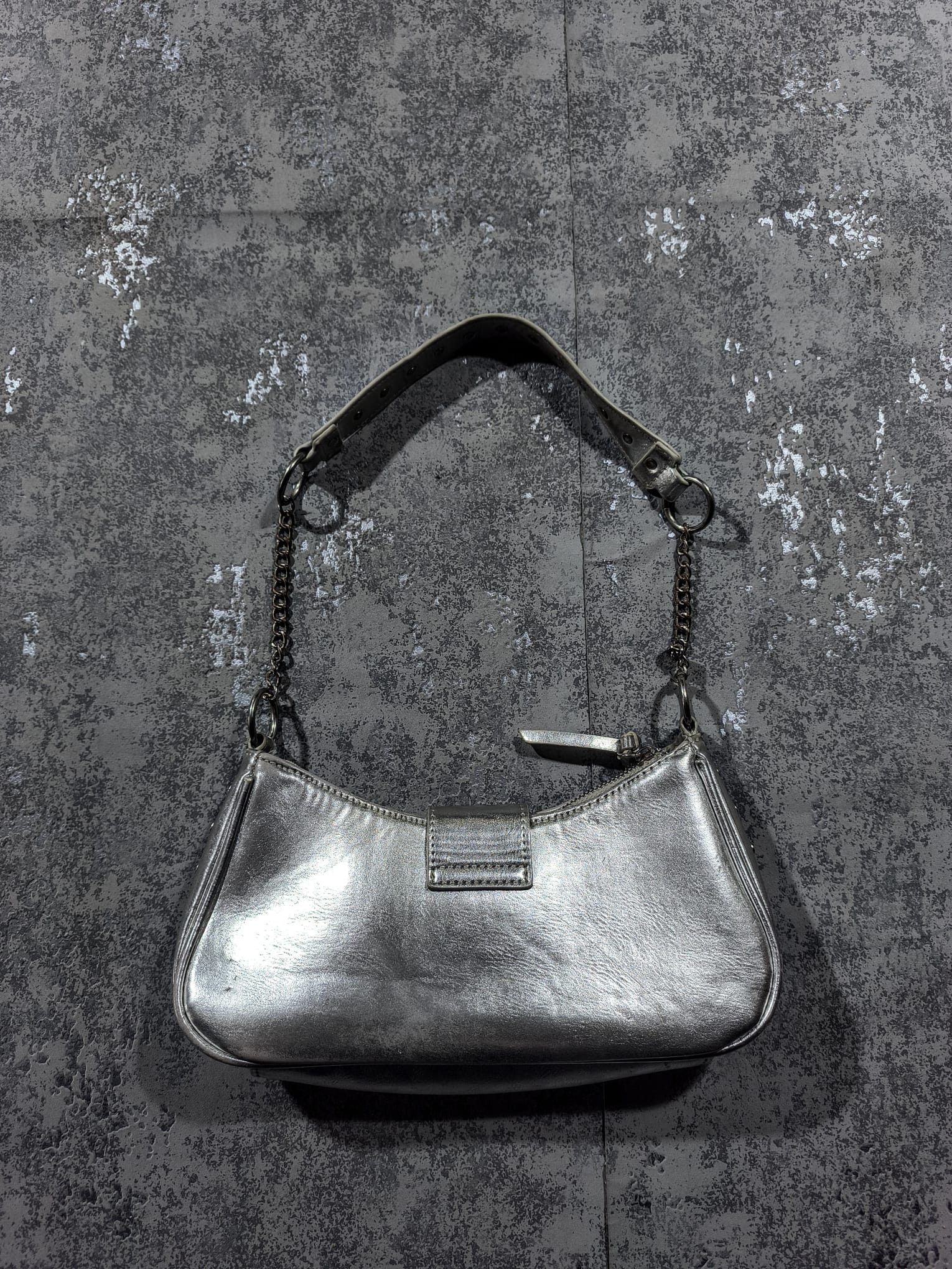 Hysteric Glamour Metallic Silver Y2k Shoulder-Bag Size ONE SIZE - 6 Thumbnail
