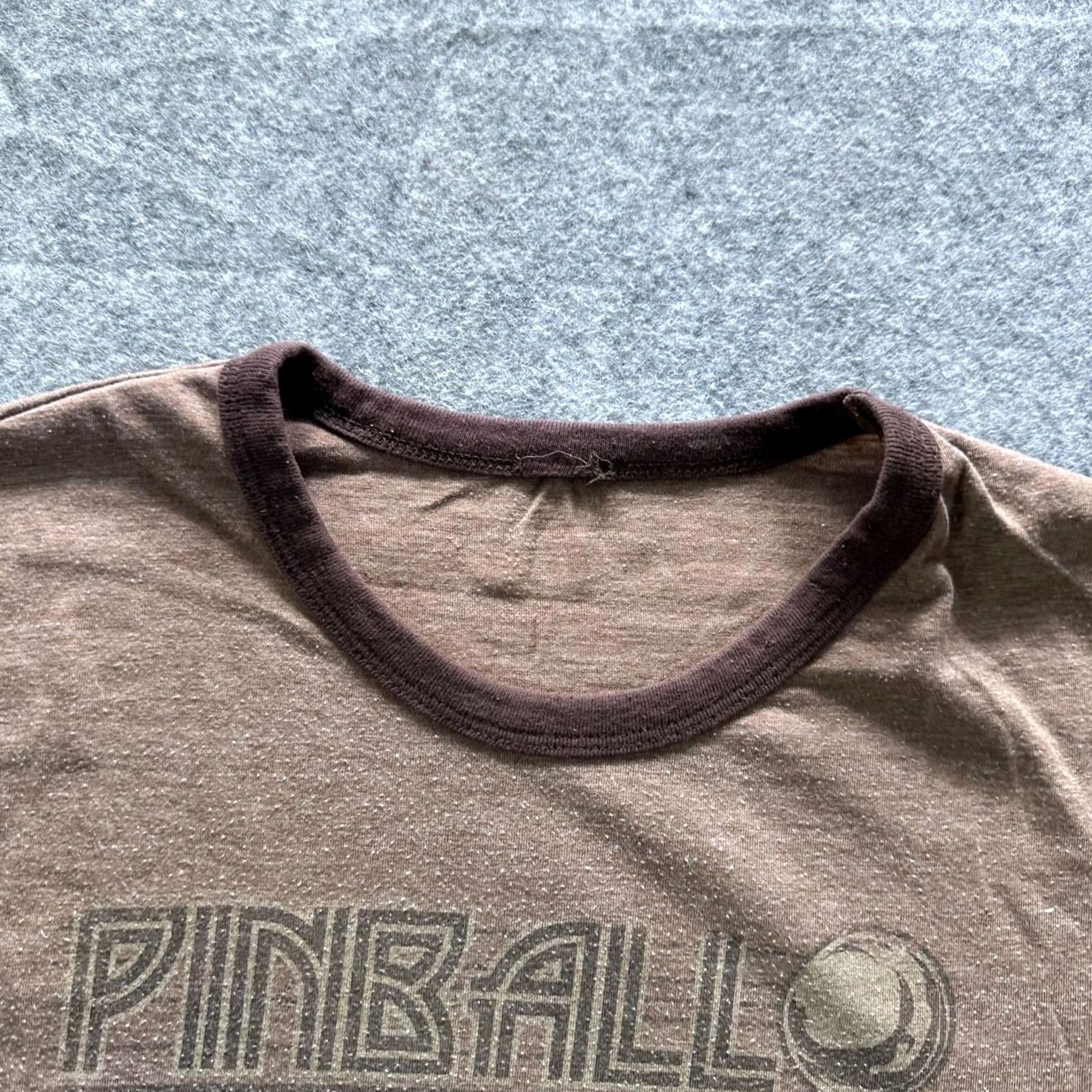 Vintage Vintage Pinball Legend Shirt Mens Large Graphic Crewneck Cotton Blend Ringer Tee Size US L / EU 52-54 / 3 - 3 Thumbnail