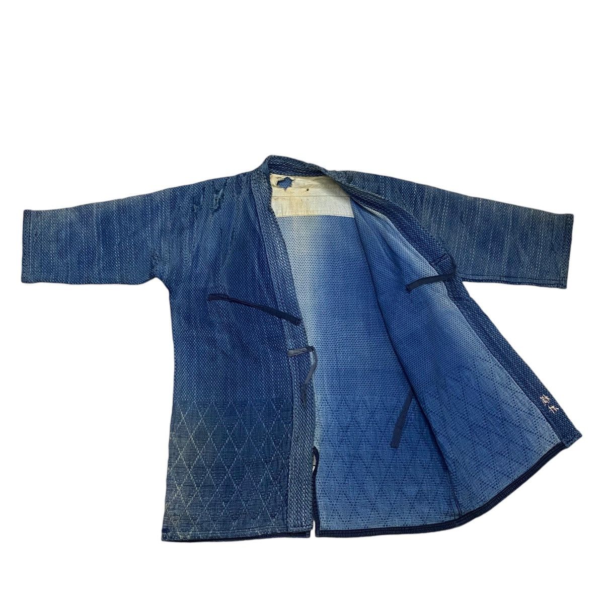 Indigo Vintage 70s Distress kimono sashiko indigo Size US M / EU 48-50 / 2 - 7 Thumbnail