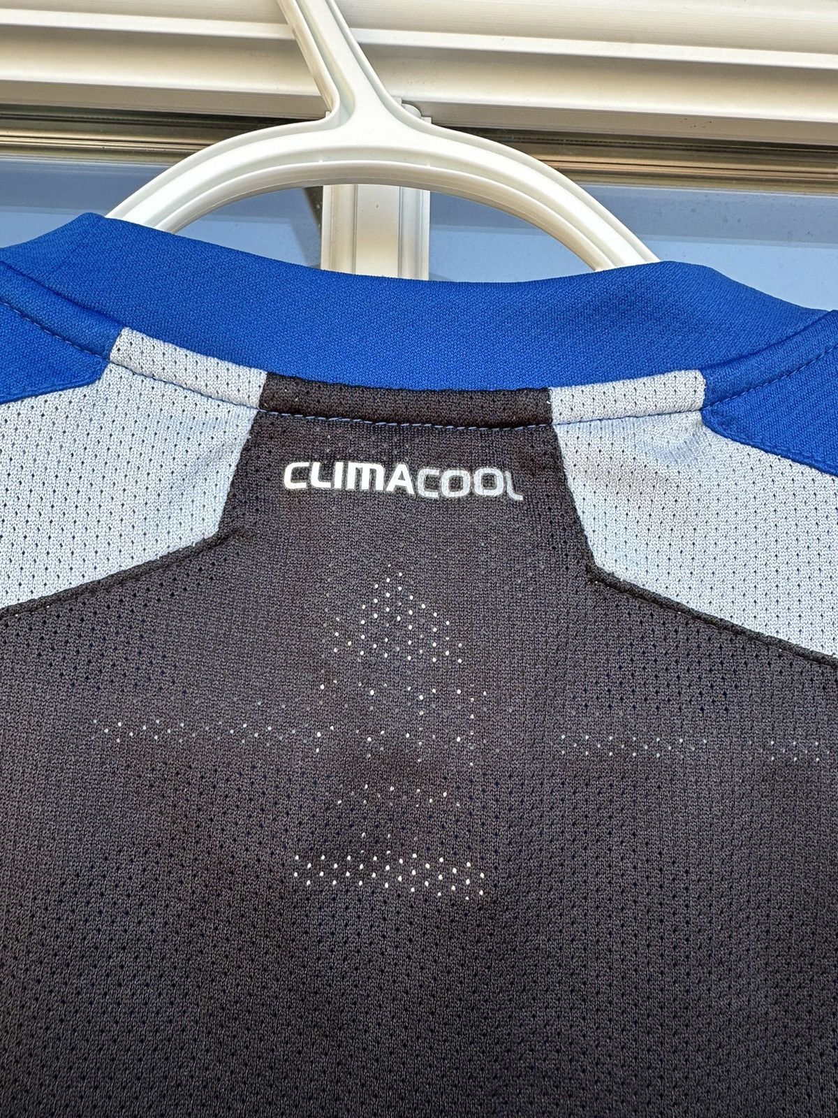 Adidas Vintage Adidas 2001 Climacool Soccer striped t-shirt jersey Size US L / EU 52-54 / 3 - 5 Thumbnail