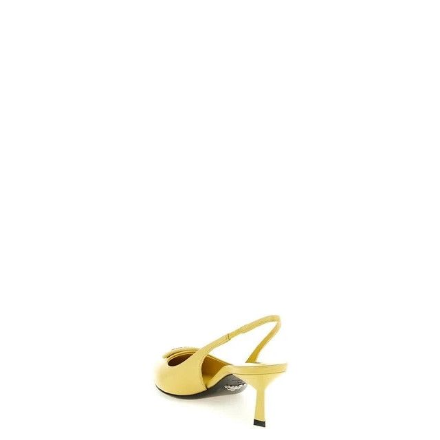 Prada PRADA $1220 Pollen Yellow Slingback Pumps New & Authentic (W Size US 7.5 / IT 37.5 - 3 Thumbnail