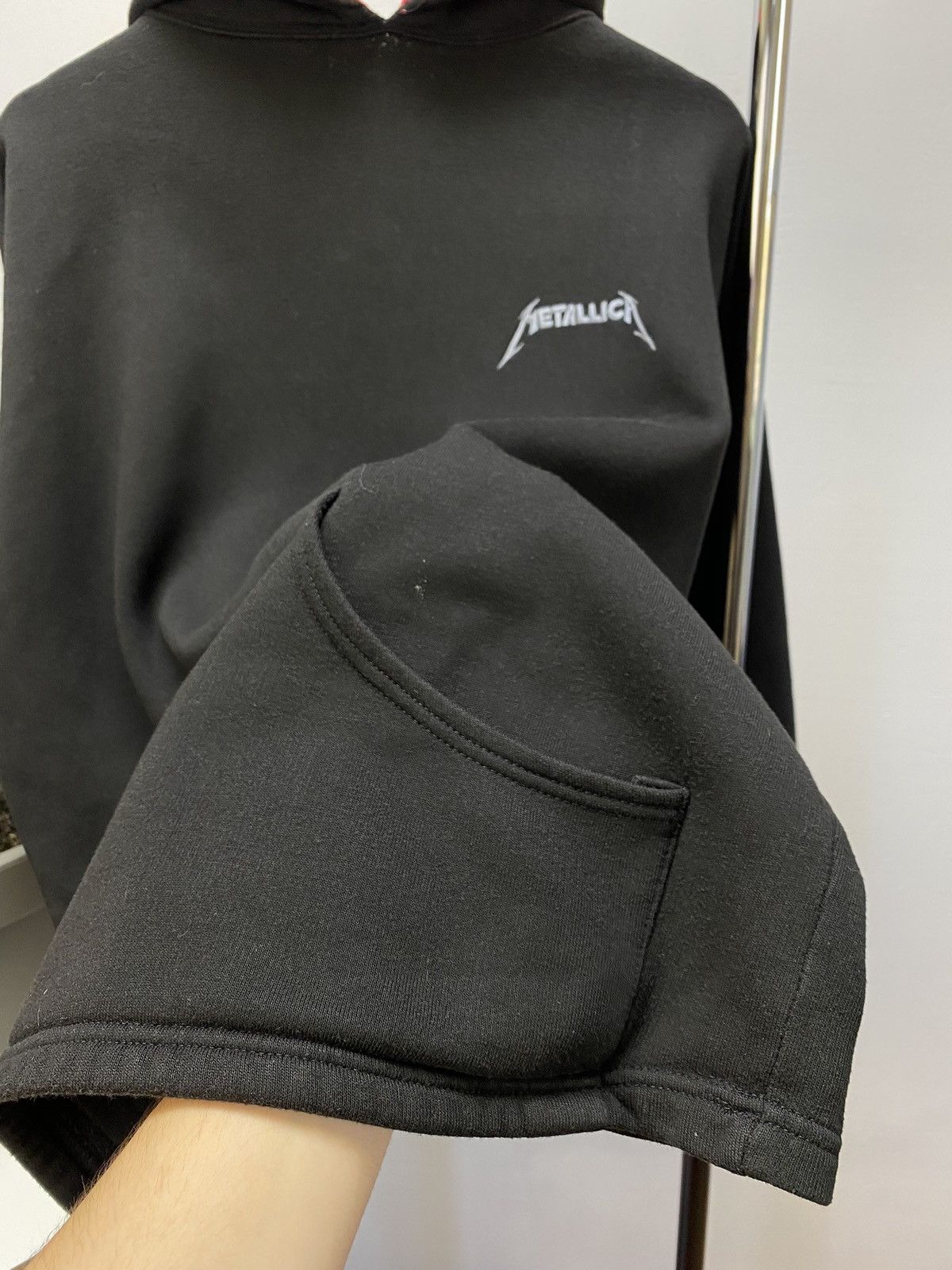 Band Tees × Metallica × Vintage Vintage 90s Metallica Nowhere Else To Roam Tour Hoodie Size US XL / EU 56 / 4 - 6 Thumbnail