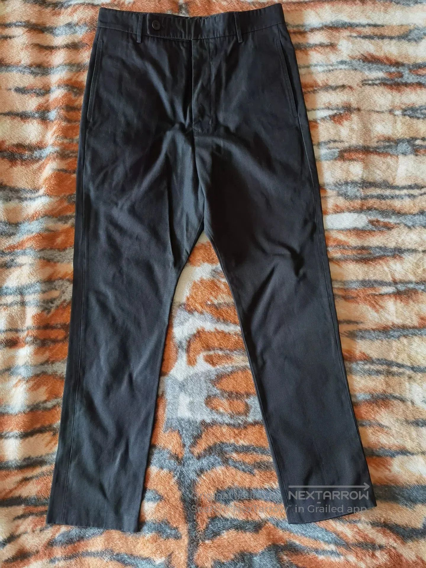 Rick Owens Rick Owens Black Drop-Crotch Casual Pants. Size US 32 / EU 48 - 1 Thumbnail