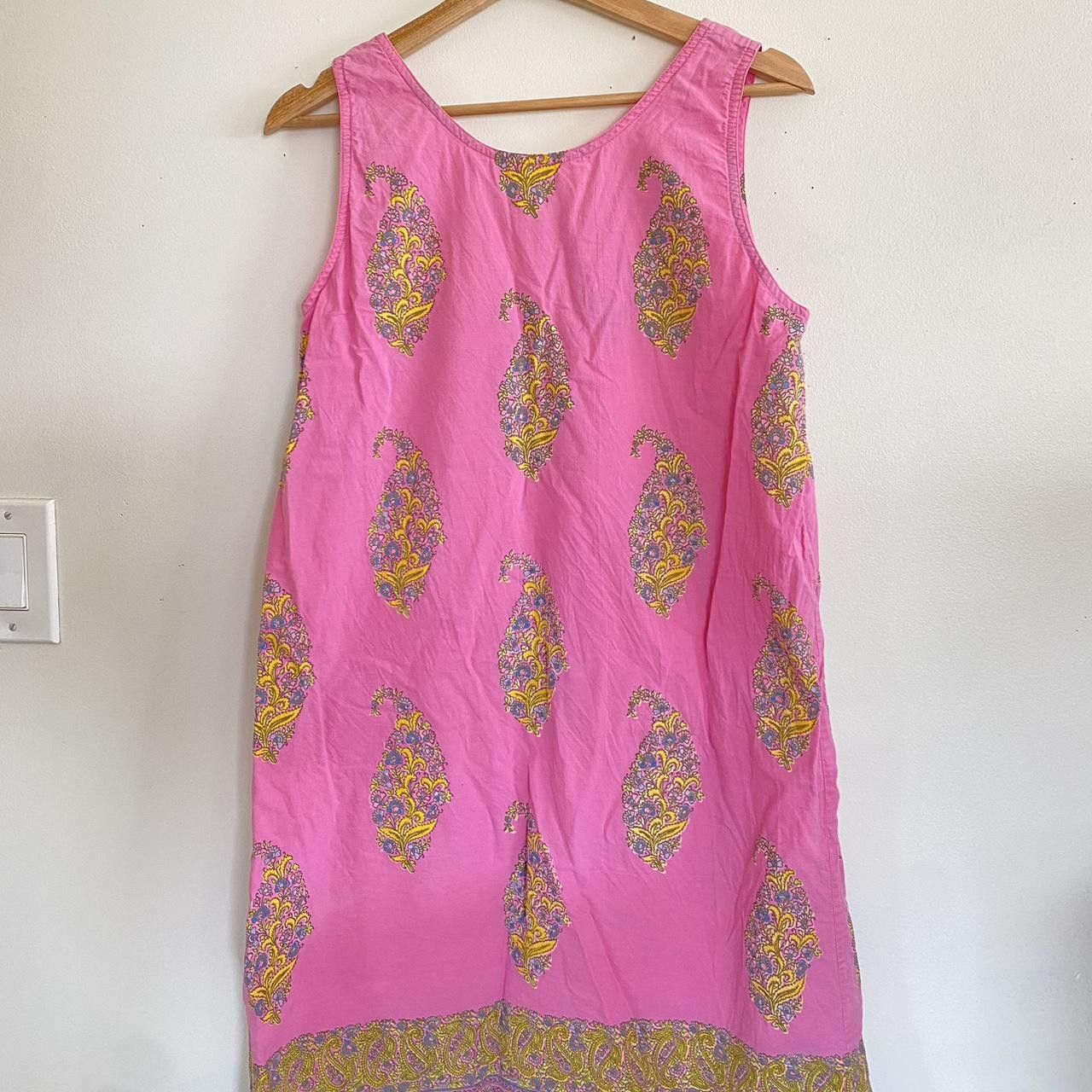 Designer GRAHAM KANDIAH PINK BOHO BOHEMIAN MINI SUMMER DRESS MEDIUM Size M / US 6-8 / IT 42-44 - 7 Thumbnail