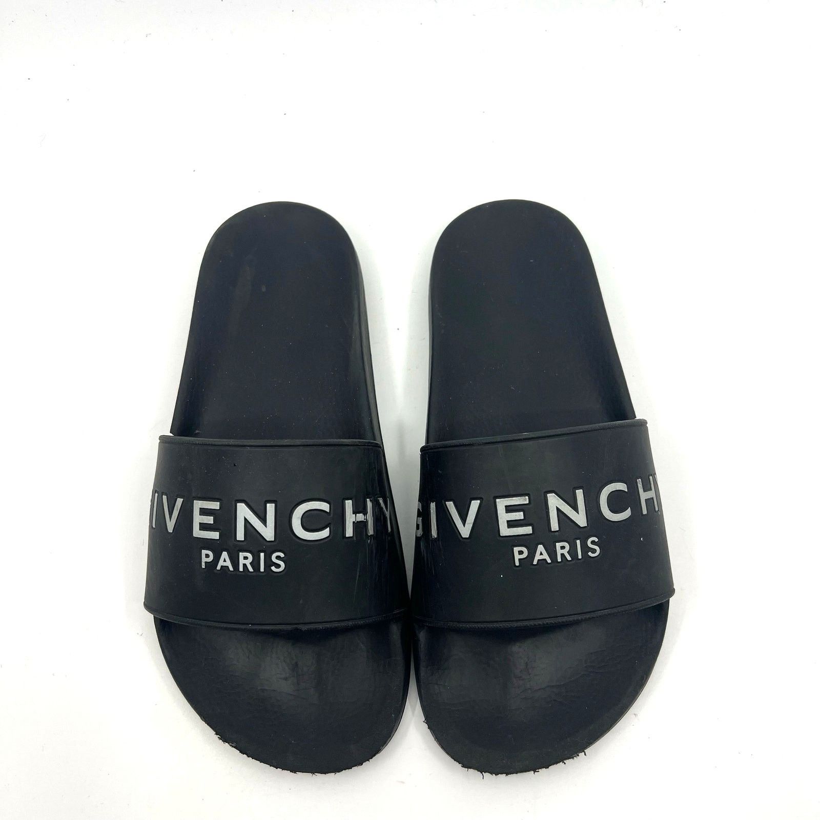 Givenchy Givenchy Paris Black Flat Sandals Slides Women's 8 US Size US 8 / IT 38 - 5 Thumbnail