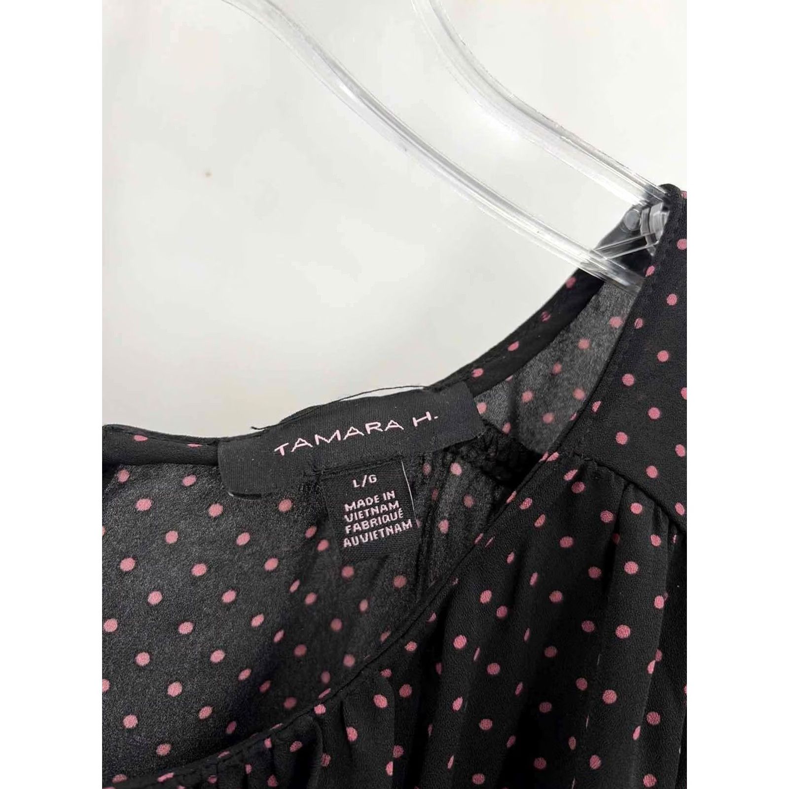 Vintage Tamara H. Blouse Black Large Tamara H. Blouse Black Large Regular Womens Size L / US 10 / IT 46 - 3 Thumbnail