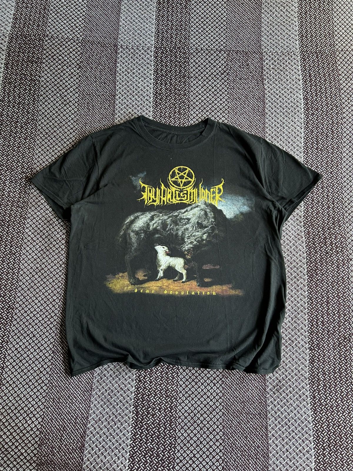 Band Tees × Vintage Vintage Punk Graphic Print Art Is Murder Band T-shirt Rare Size US L / EU 52-54 / 3 - 1 Thumbnail