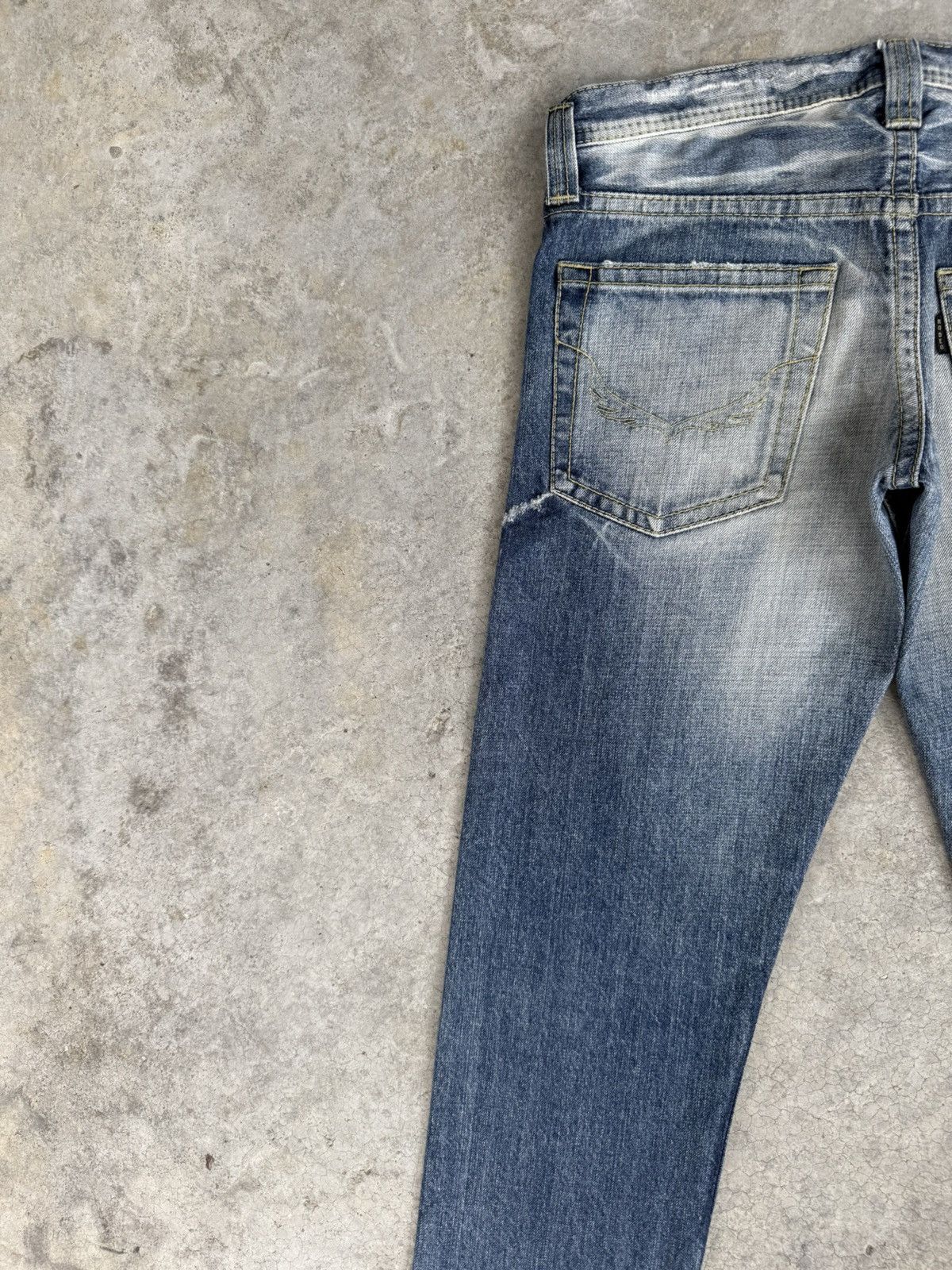 If Six Was Nine Japanese Rodeo Crowns Flared Jeans Distressed Size US 32 / EU 48 - 9 Thumbnail