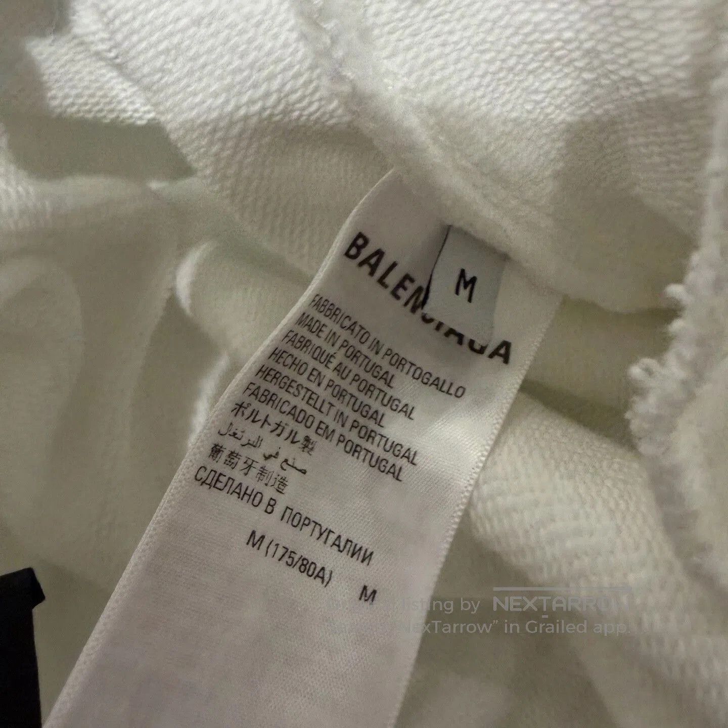 Balenciaga balenciaga white logo embroidered shorts. Size US 26 / EU 42 - 5 Thumbnail