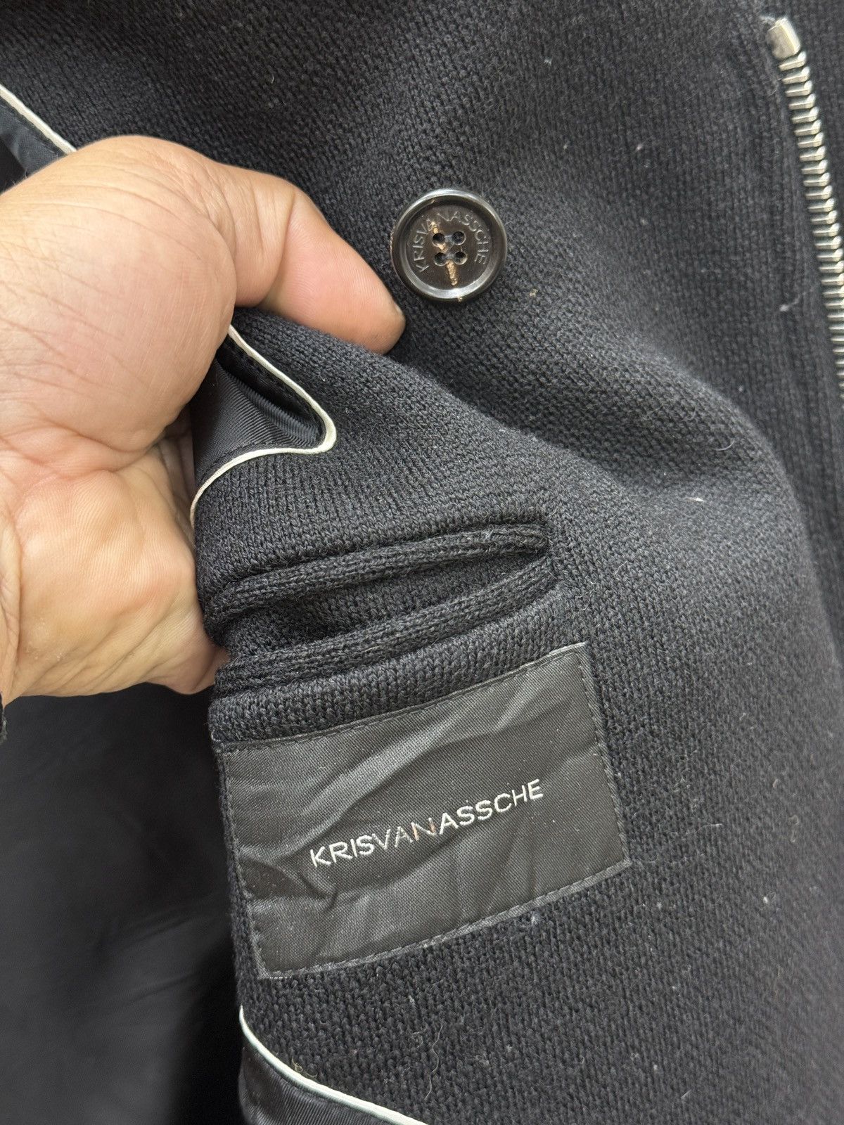 Kris Van Assche 🔥🔥🔥ARCHIVE KRIS VAN ASSCHE WOOL BELTED JACKET Size US S / EU 44-46 / 1 - 9 Thumbnail