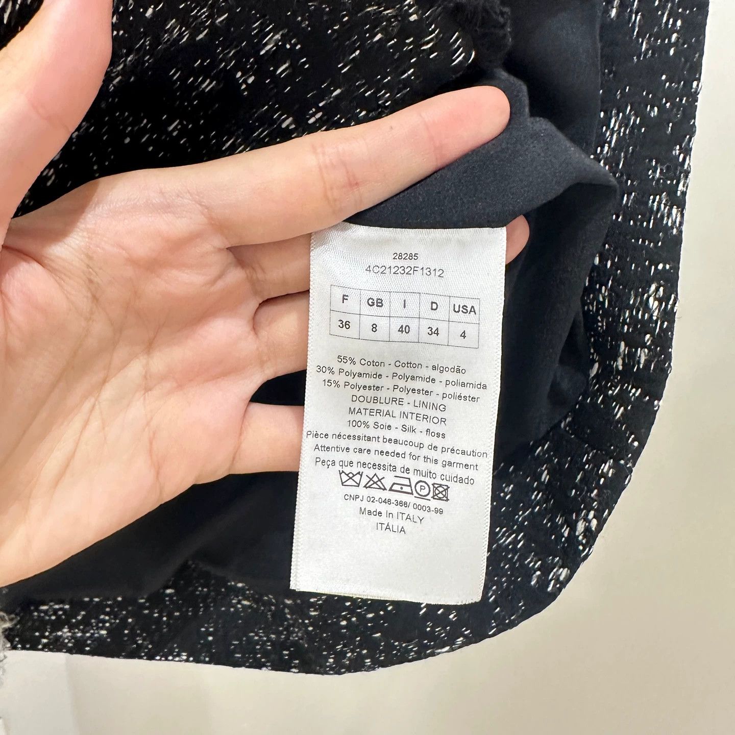 Christian Dior Monsieur Christian Dior mar88 Chanel-style short jacket size 36 Size XS / US 0-2 / IT 36-38 - 4 Thumbnail