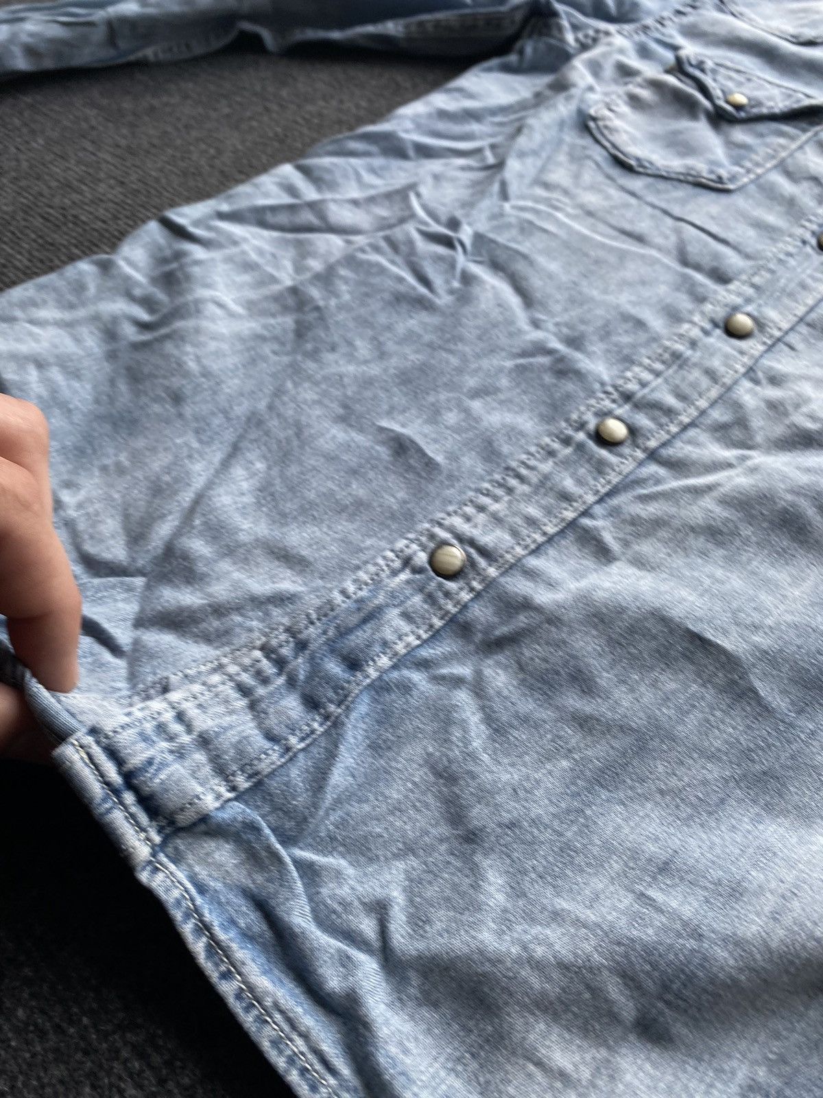 Replay 🔥Replay Punk Opium Blue mens faded shirt m Size US M / EU 48-50 / 2 - 19 Thumbnail