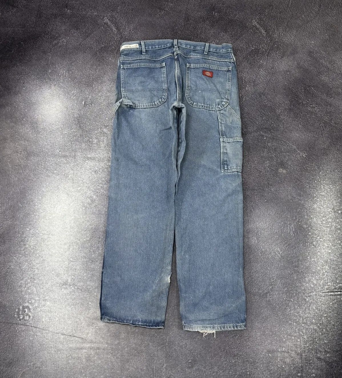 Dickies × Vintage Vintage Dickies USA Relaxed Fit Faded Light Blue Denim Jeans Size US 36 / EU 52 - 1 Thumbnail