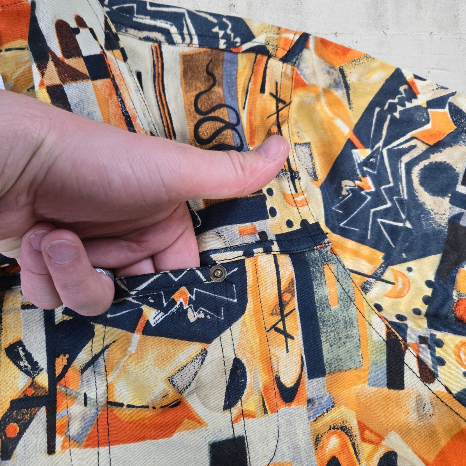 Vintage Vintage Retro Wearable Art Jacket XL Size XL / US 12-14 / IT 48-50 - 3 Thumbnail