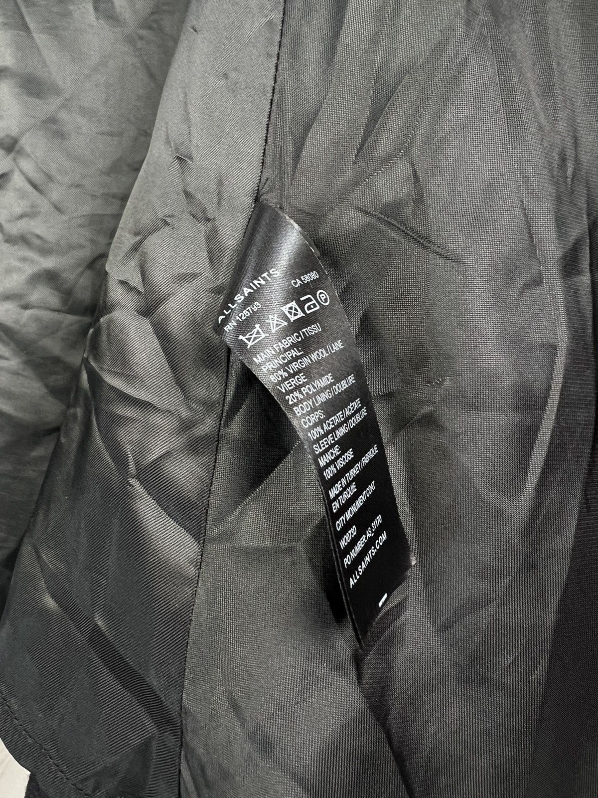 Allsaints Allsaints Hoxton Monument Coat Jacket Size XXS - XS 2 Size XXS / US 00 / IT 34 - 8 Thumbnail
