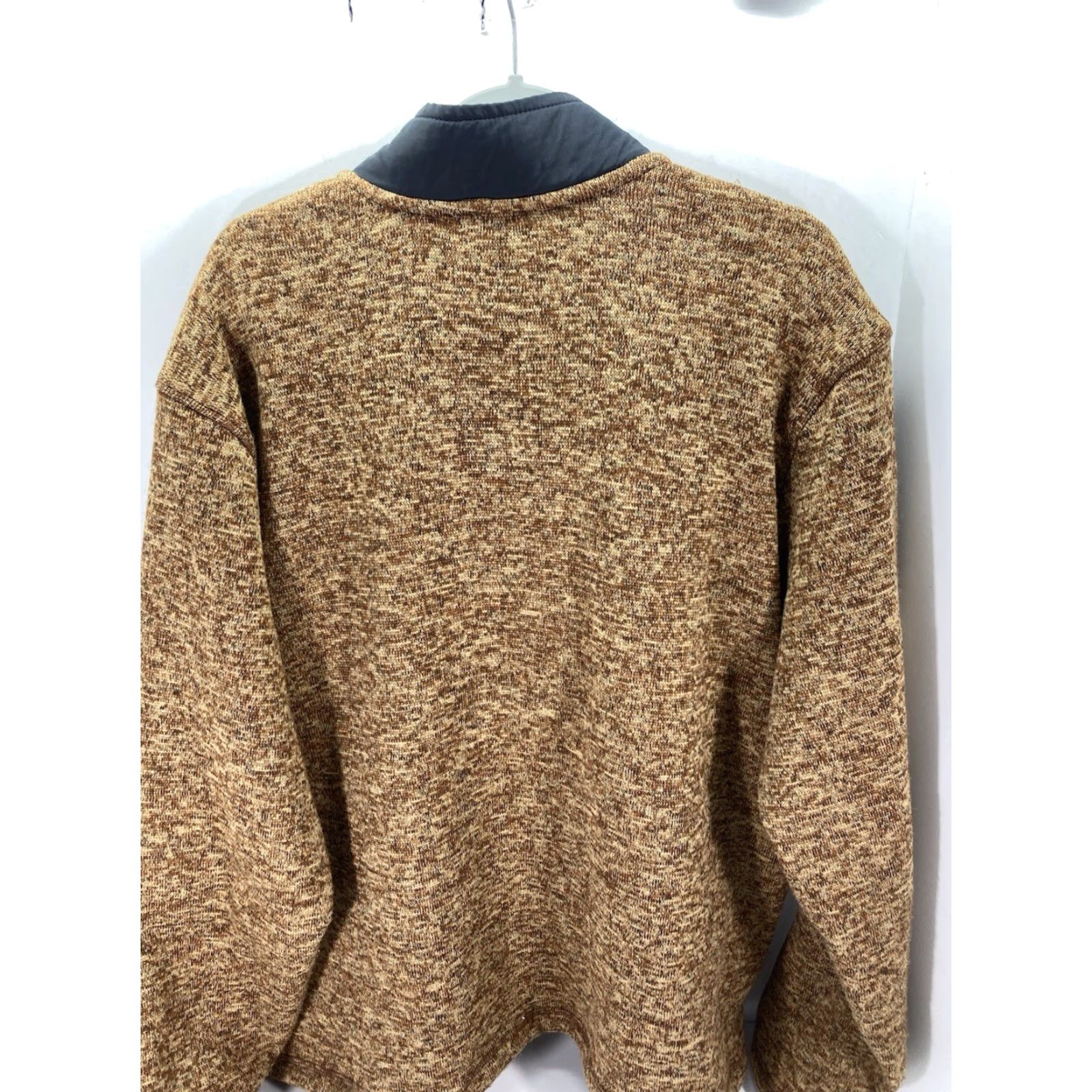 Eddie Bauer Eddie Bauer Fleece Sweater Men XL Brown 1/4 Zip Long Sleeve Mock Neck Pullover Size US XL / EU 56 / 4 - 6 Thumbnail