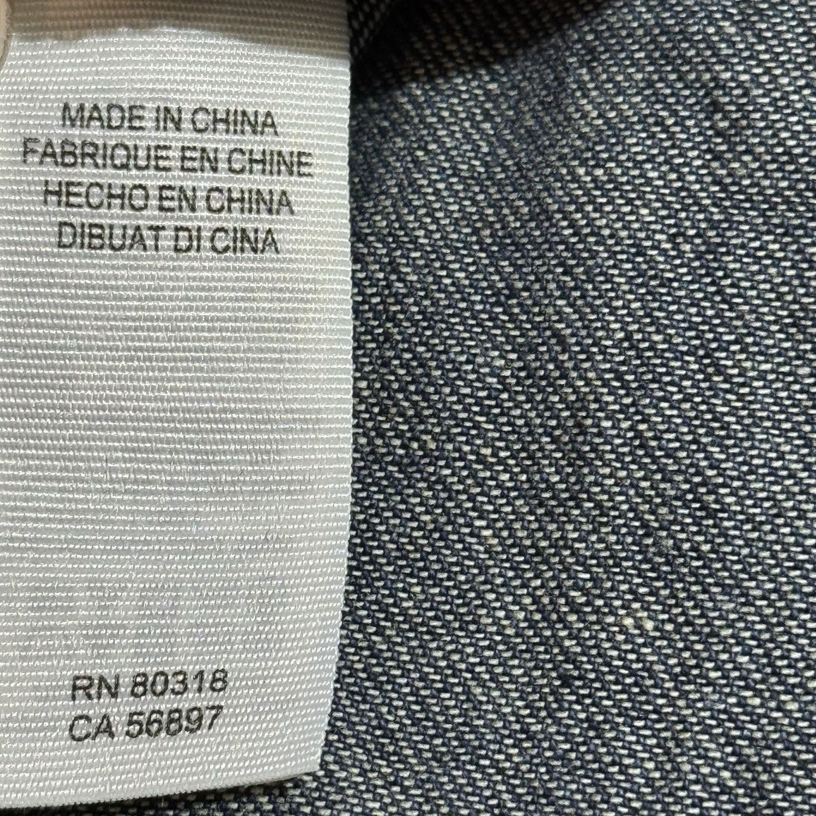 Lucky Brand Lucky Brand Denim Shirt Women Large True Indigo Grunge Boho Size L / US 10 / IT 46 - 6 Thumbnail