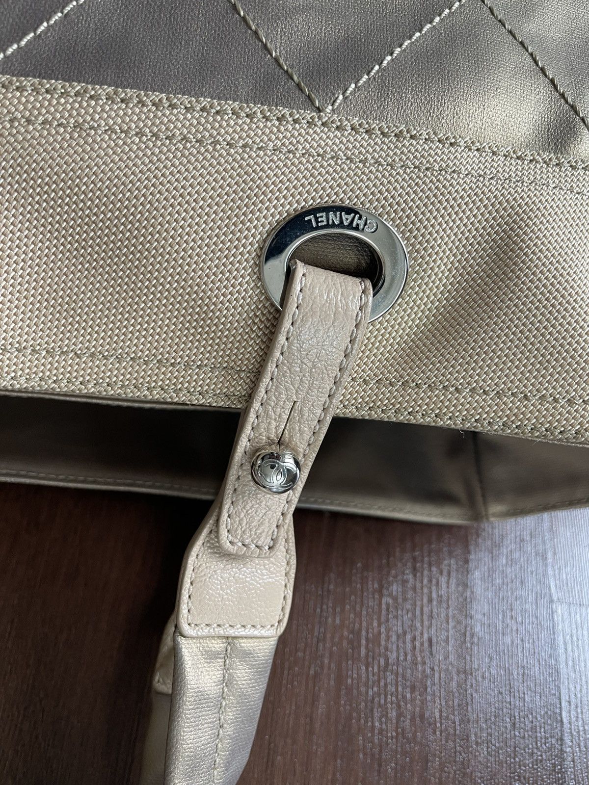 Chanel Chanel Grand Shopping Tote Paris-Biarritz Metallic Tote Size ONE SIZE - 3 Thumbnail