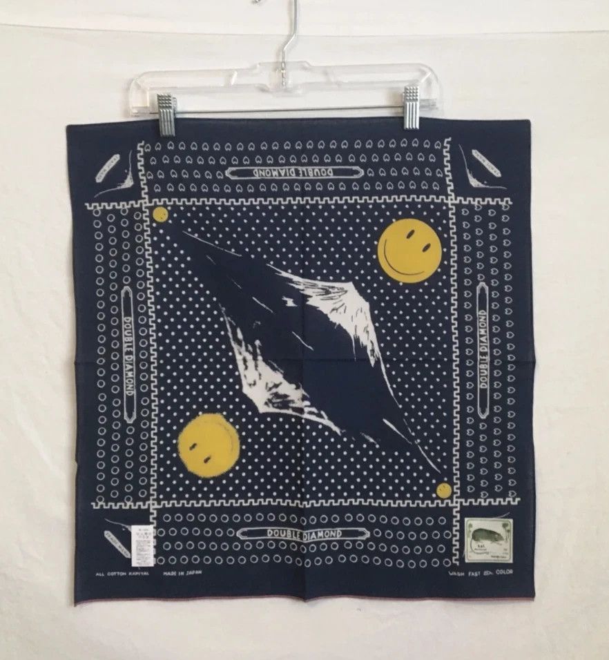 Kapital Kountry Mt. Fuji Bandana Kourtney "Rat band" blue JAPAN Size ONE SIZE - 1 Thumbnail