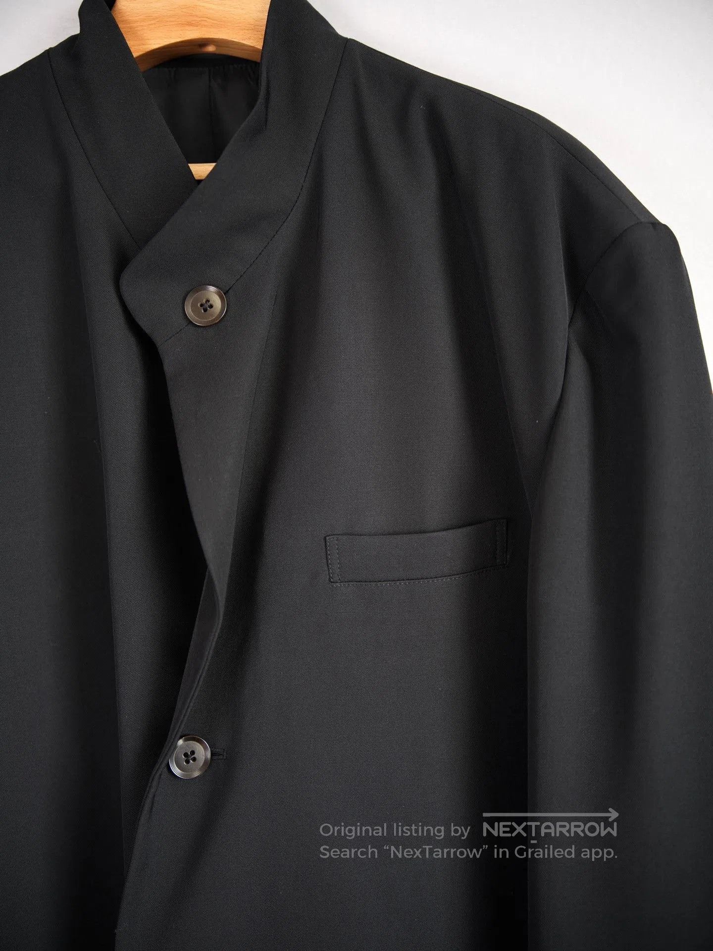 Yohji Yamamoto Yohji Yamamoto 01SS Back Pleated Coat. Size US M / EU 48-50 / 2 - 7 Thumbnail