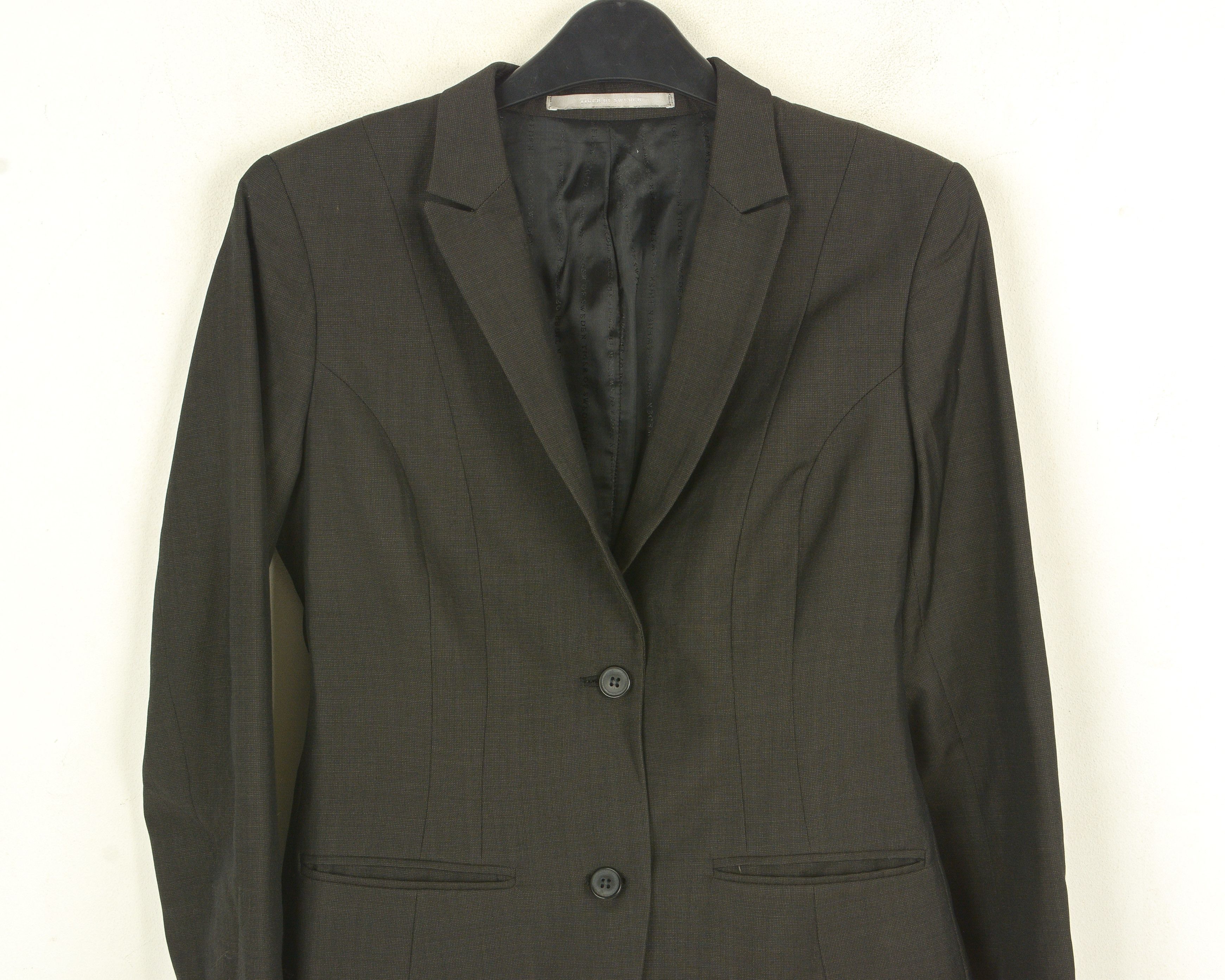 Tiger of Sweden Ventana Super 120's Women S Blazer Suit Jacket Wool Coat Size S / US 4 / IT 40 - 2 Thumbnail
