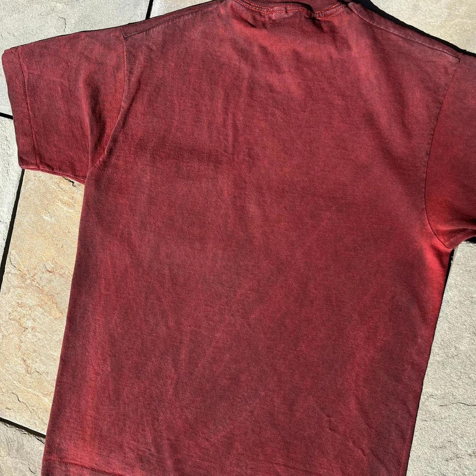 Vintage Overdyed Vintage Black Red Single Stitch Pocket T-shirt Size US M / EU 48-50 / 2 - 6 Thumbnail