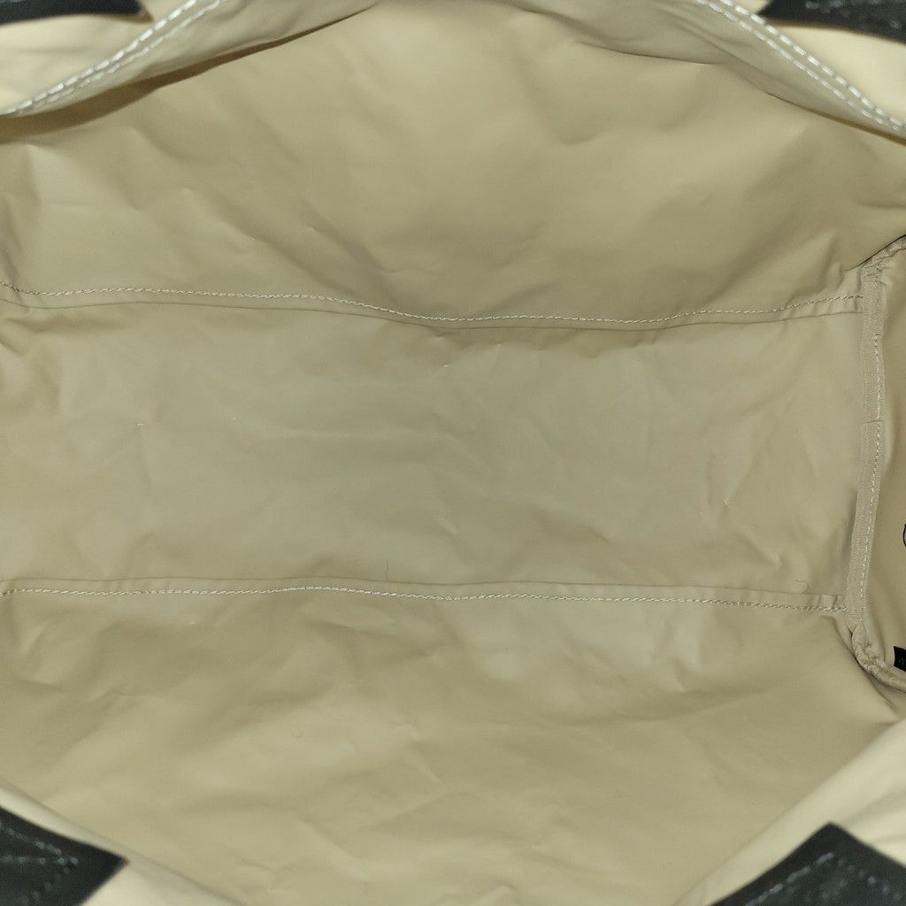 Marc Jacobs Marc Jacob Duffle Bag Khaki Black Leather Trim Double Handle Size ONE SIZE - 6 Thumbnail