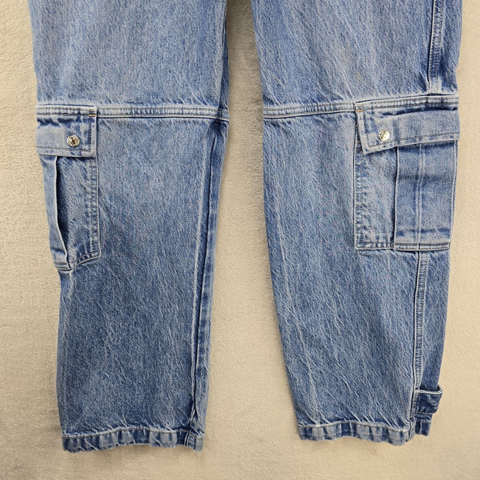 Free People Free People Jeans 26 (Fits 30x28) Marx Slouchy Cargo Size 26" / US 2 / IT 38 - 3 Thumbnail