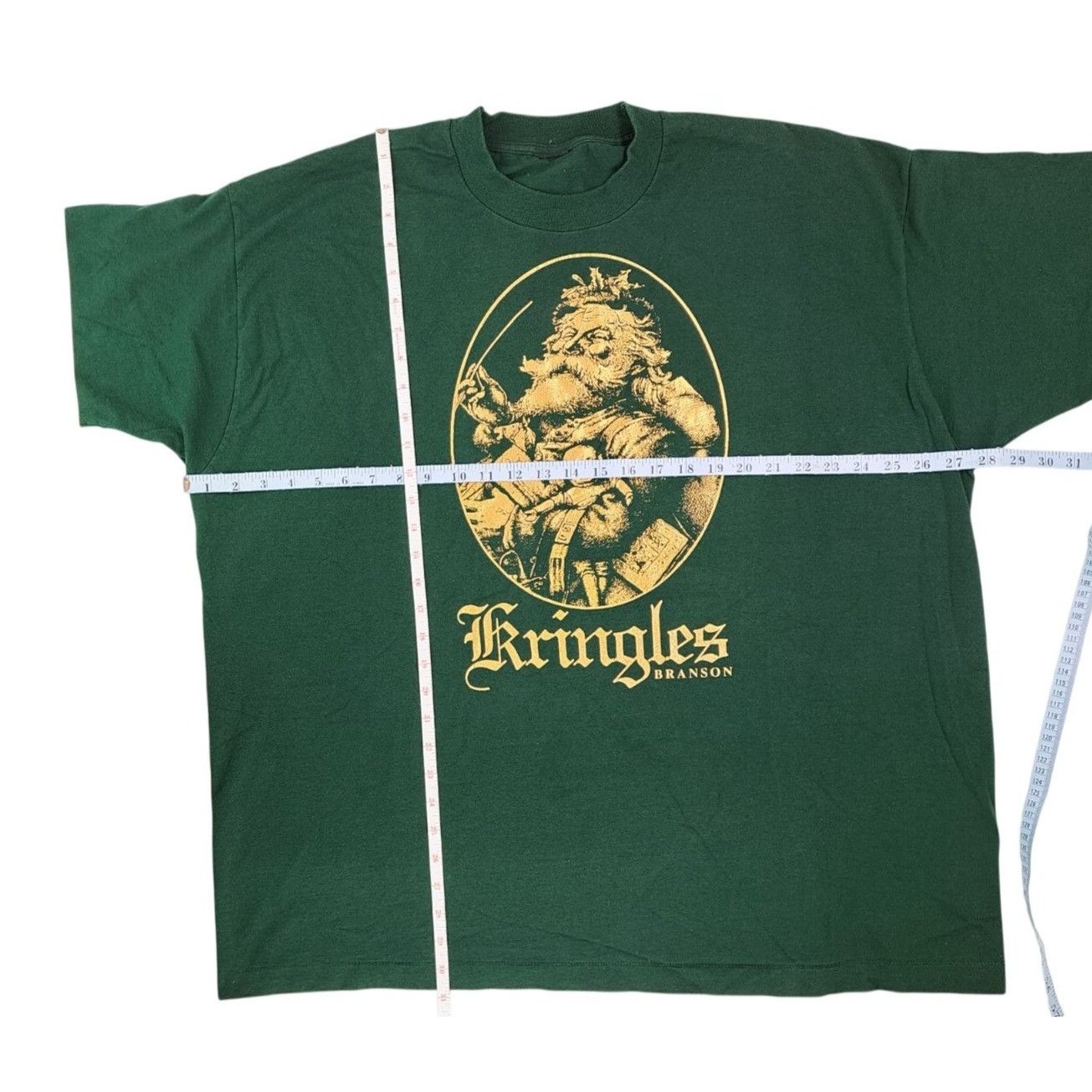 Vintage Vintage Kringles Branson Christmas T-Shirt Green Santa XXXL Size US XXL / EU 58 / 5 - 7 Thumbnail